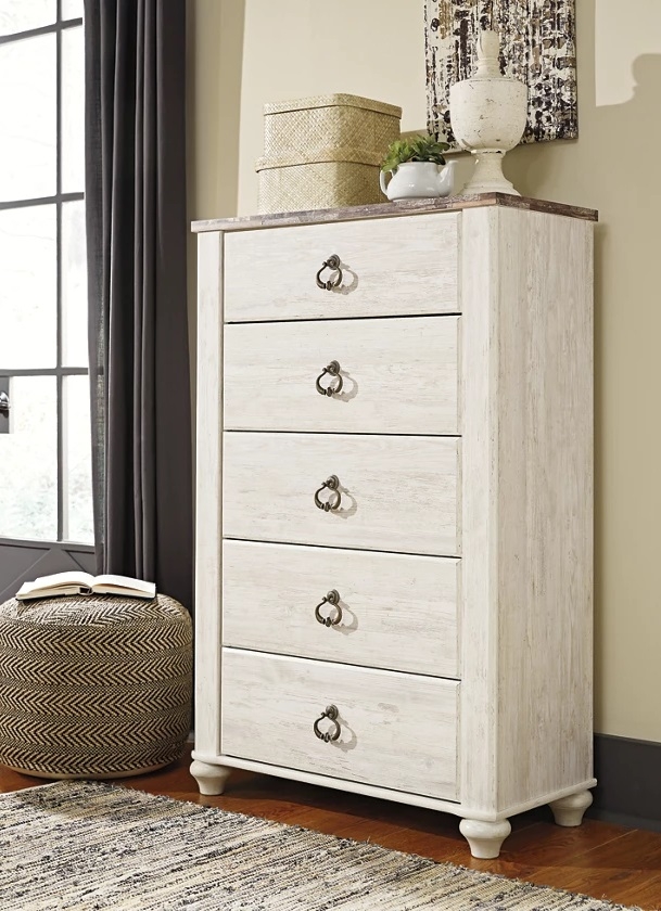 Ashley SM Willowton SM Wood Chest w/5 Drawers