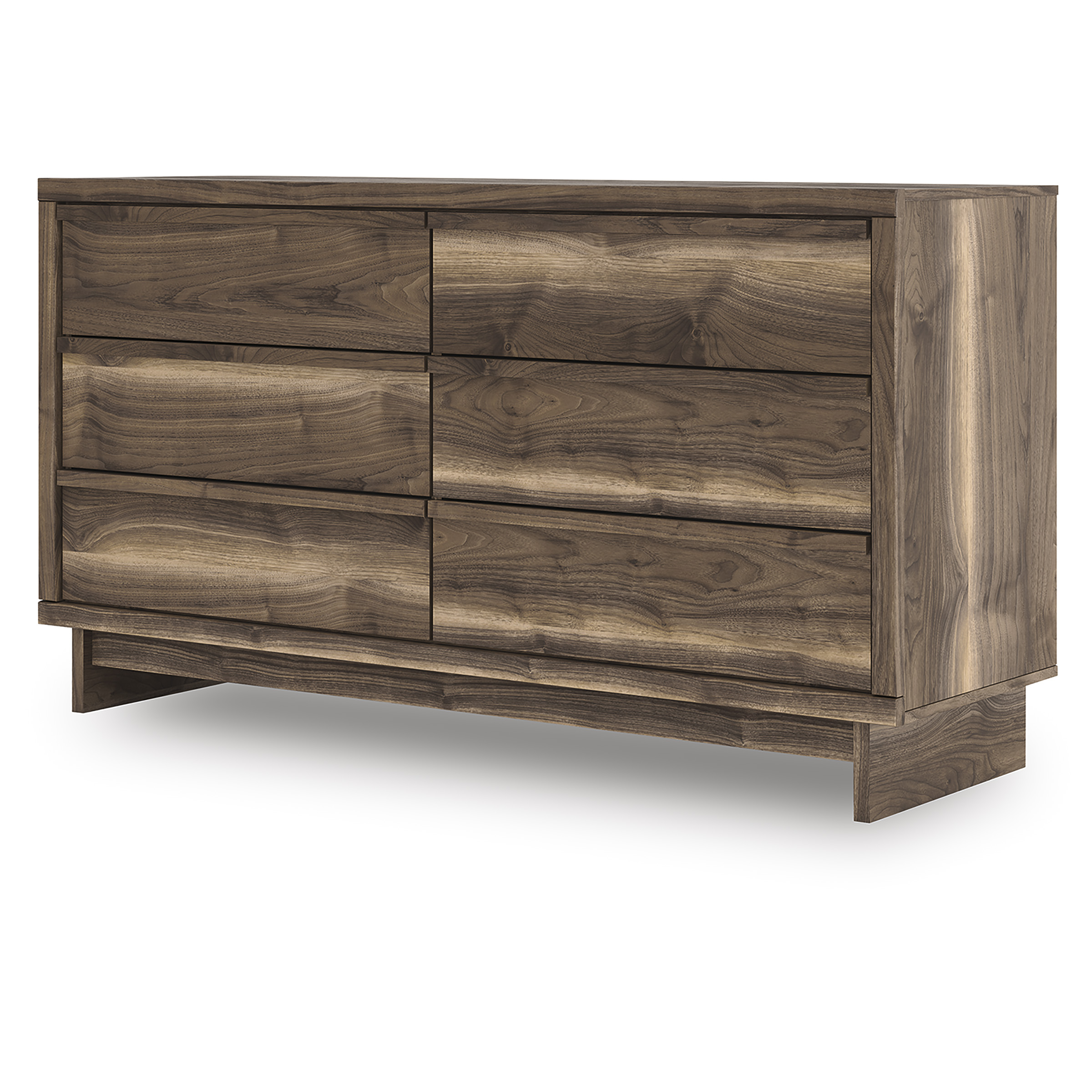 Chirason Wood Double Dresser w/6 Drawers