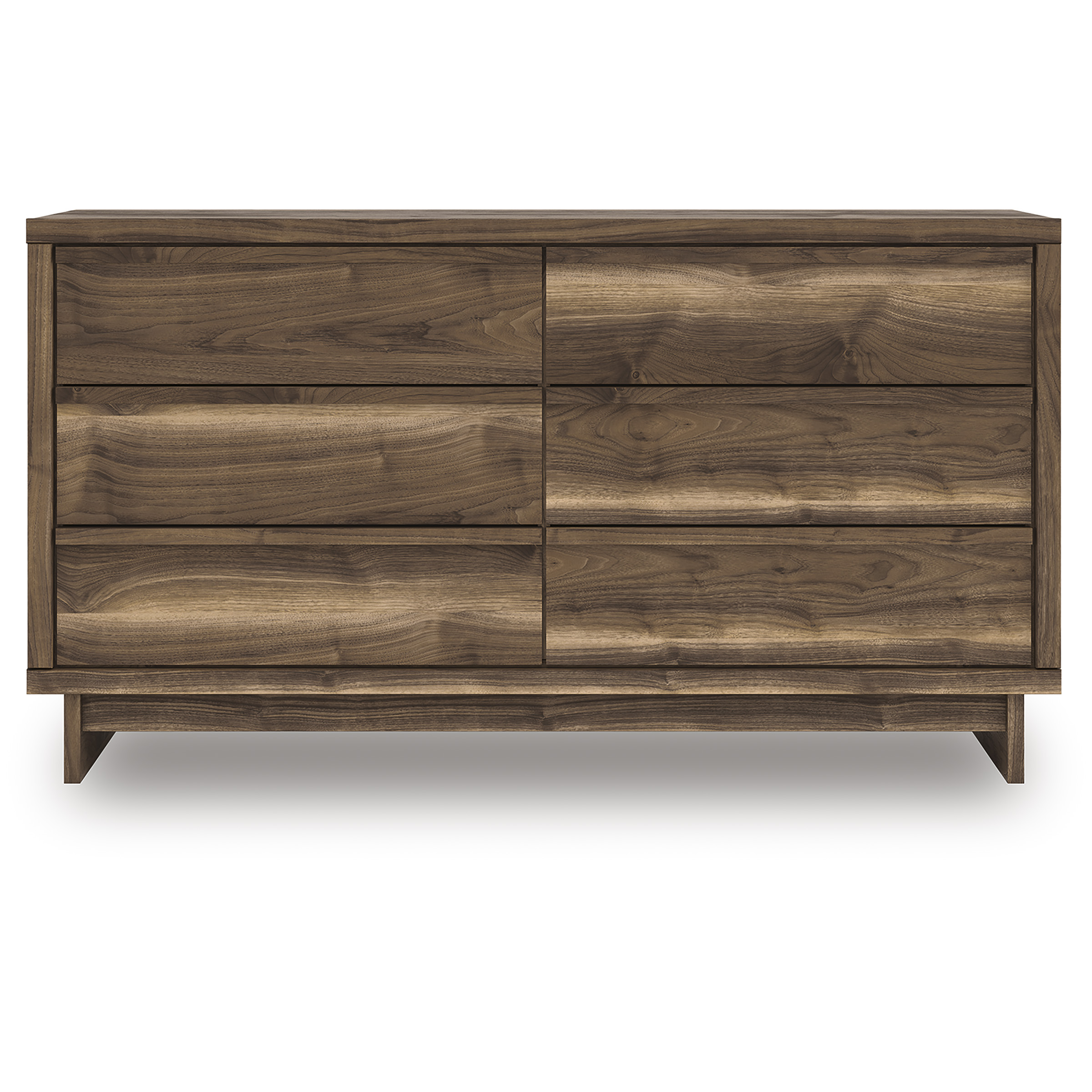 Chirason Wood Double Dresser w/6 Drawers
