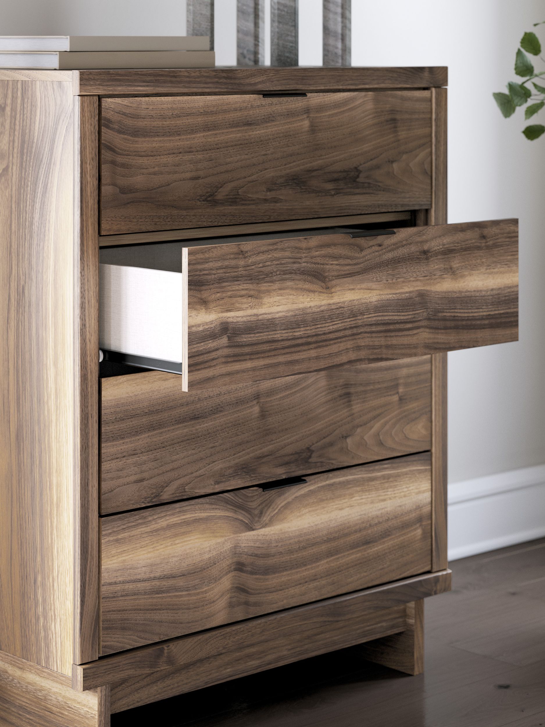 Chirason Wood Panel Bedroom Set