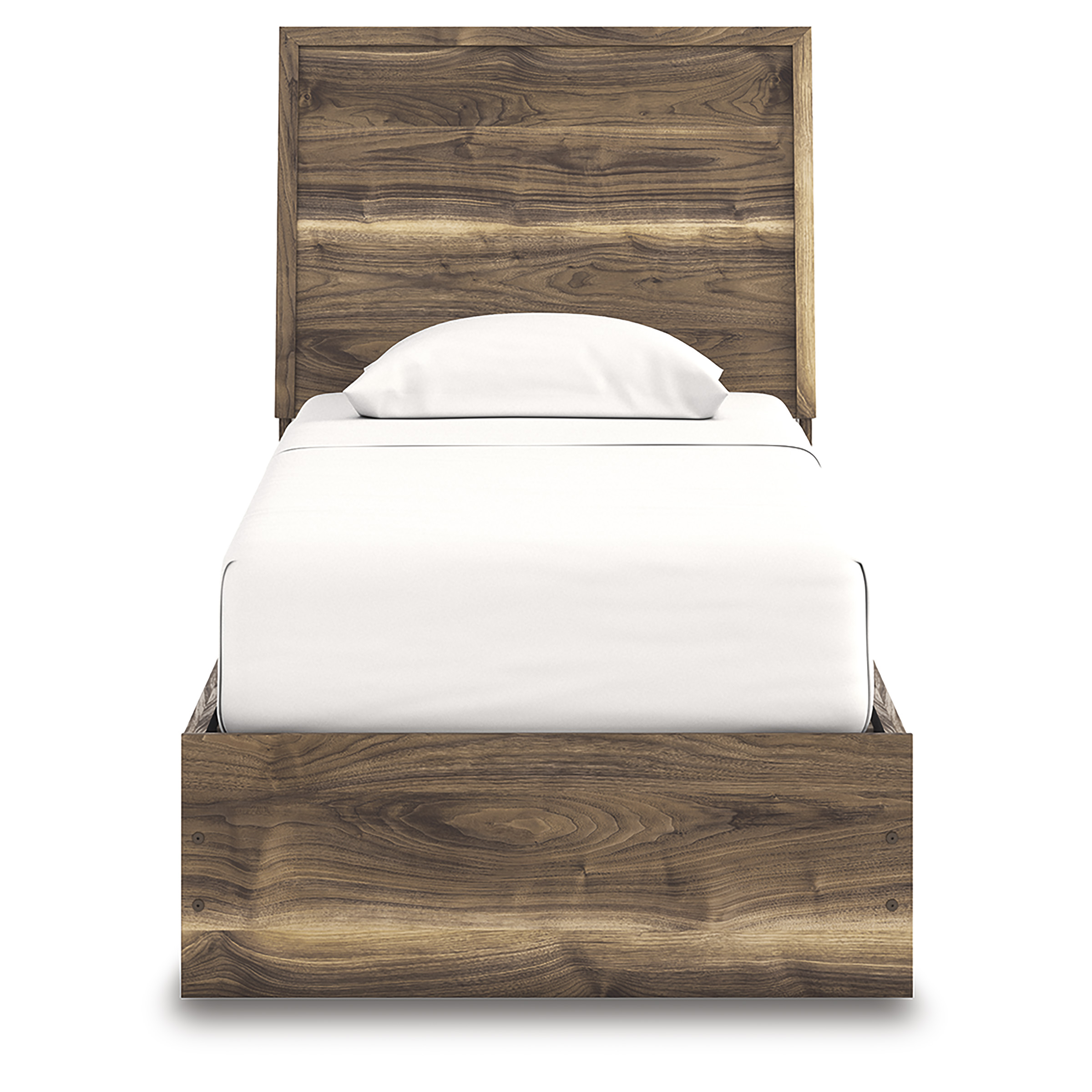 Chirason Wood Panel Storage Bed