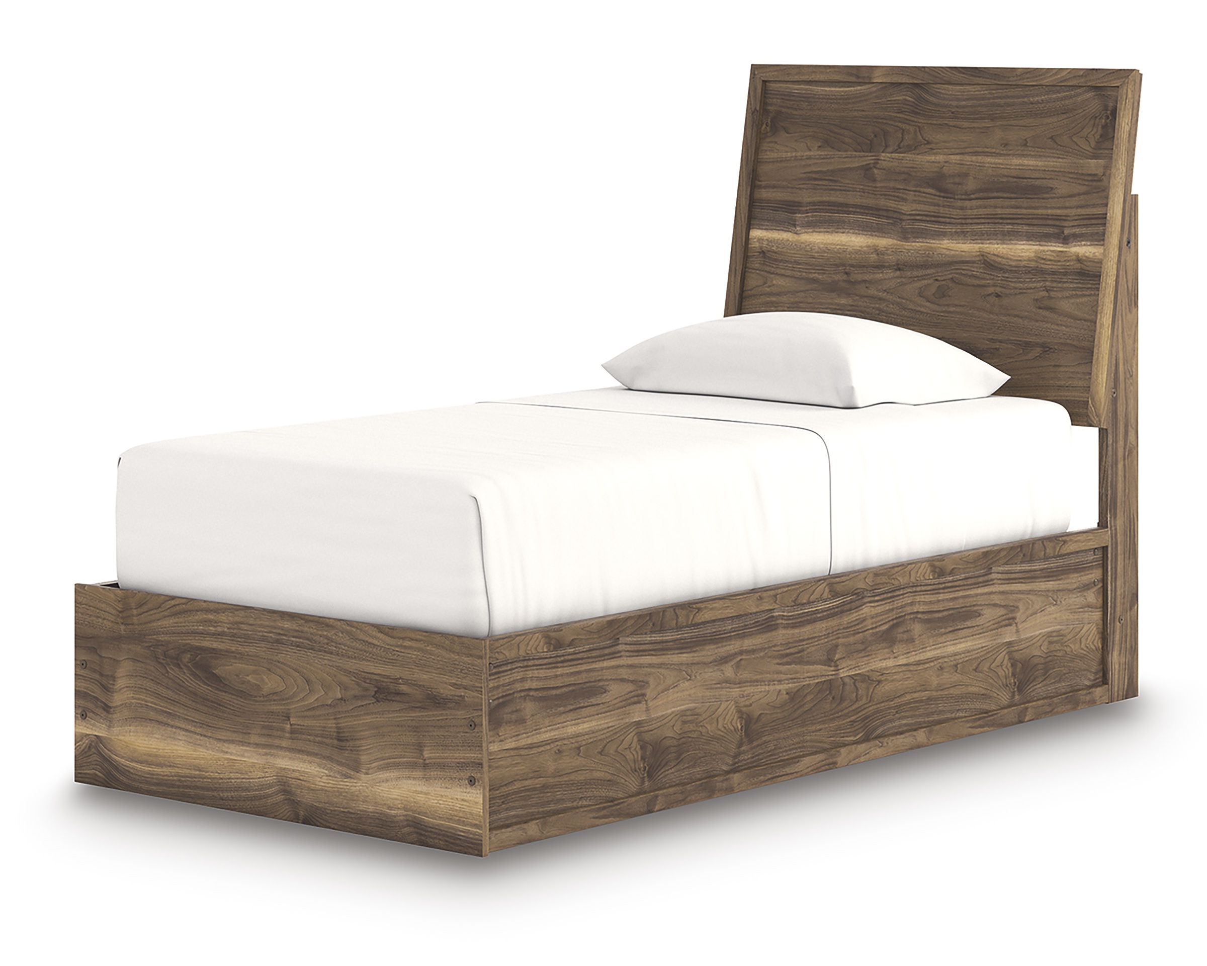 Chirason Wood Panel Bed