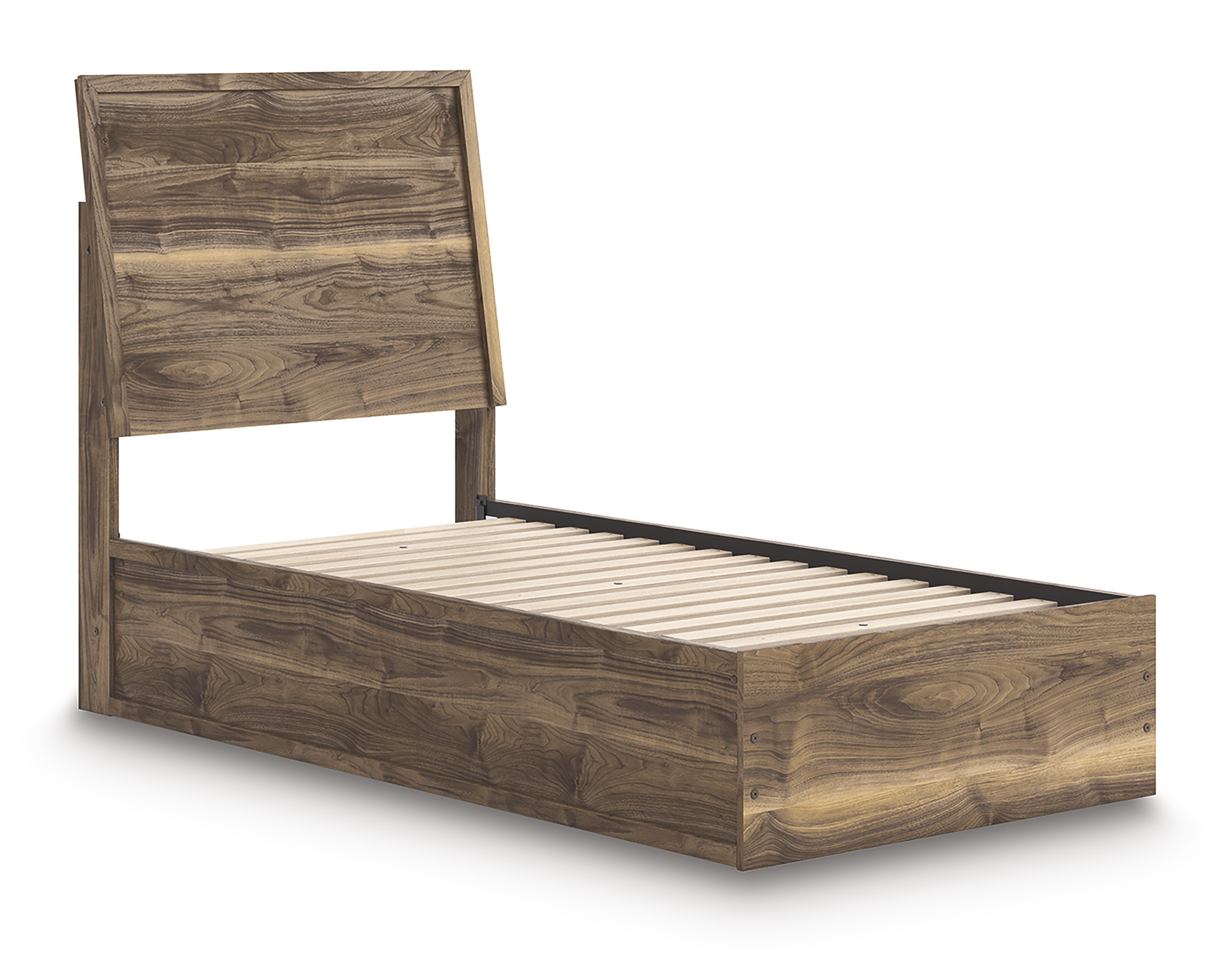Chirason Wood Panel Bed