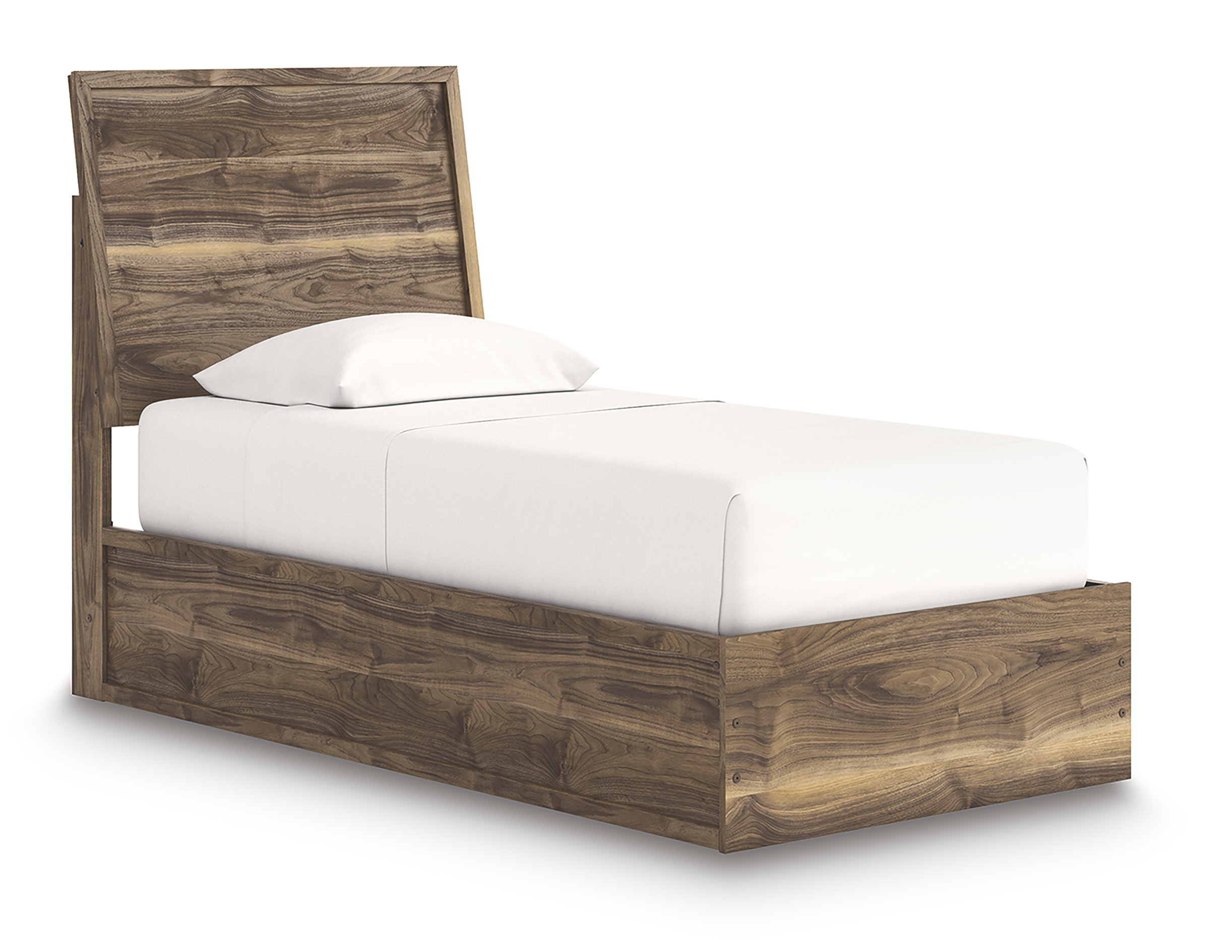 Chirason Wood Panel Bed