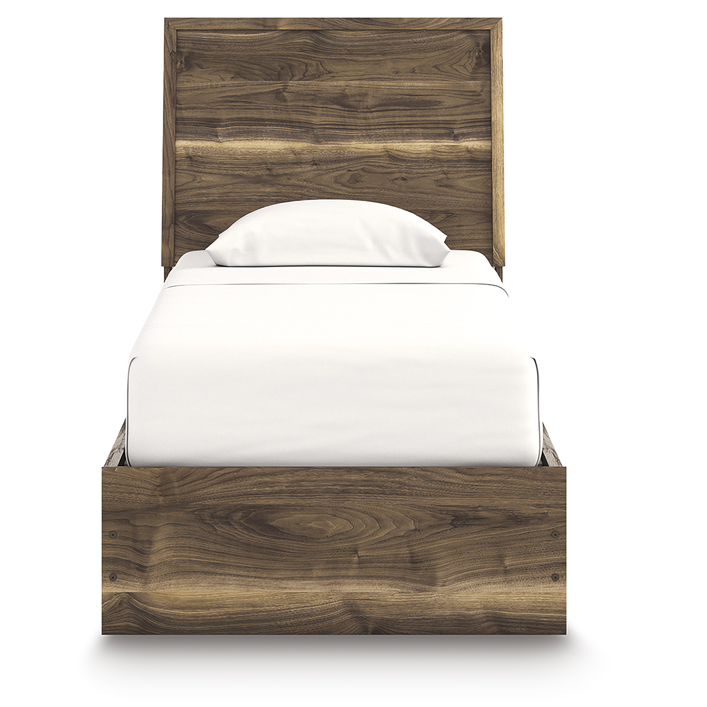 Chirason Wood Panel Bed