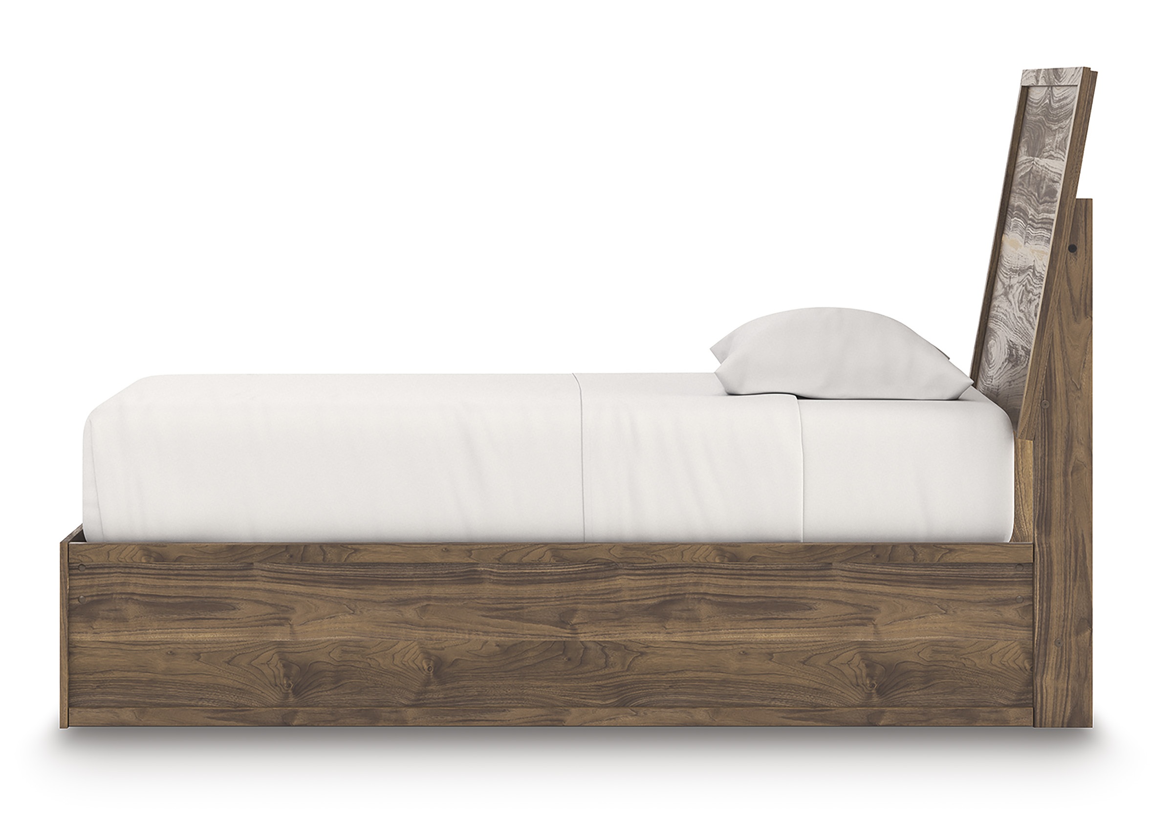 Chirason Wood Panel Bed