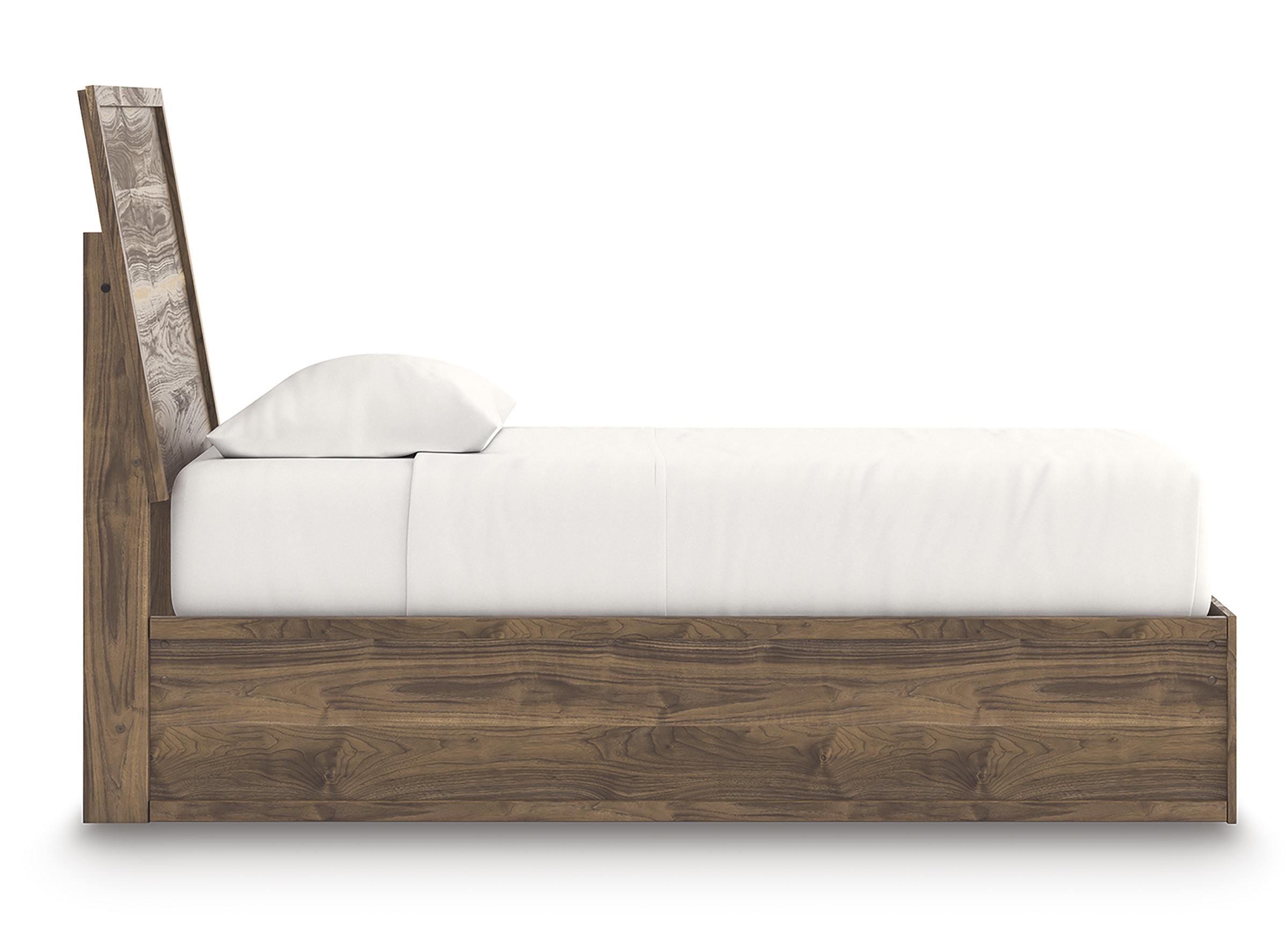 Chirason Wood Panel Bed