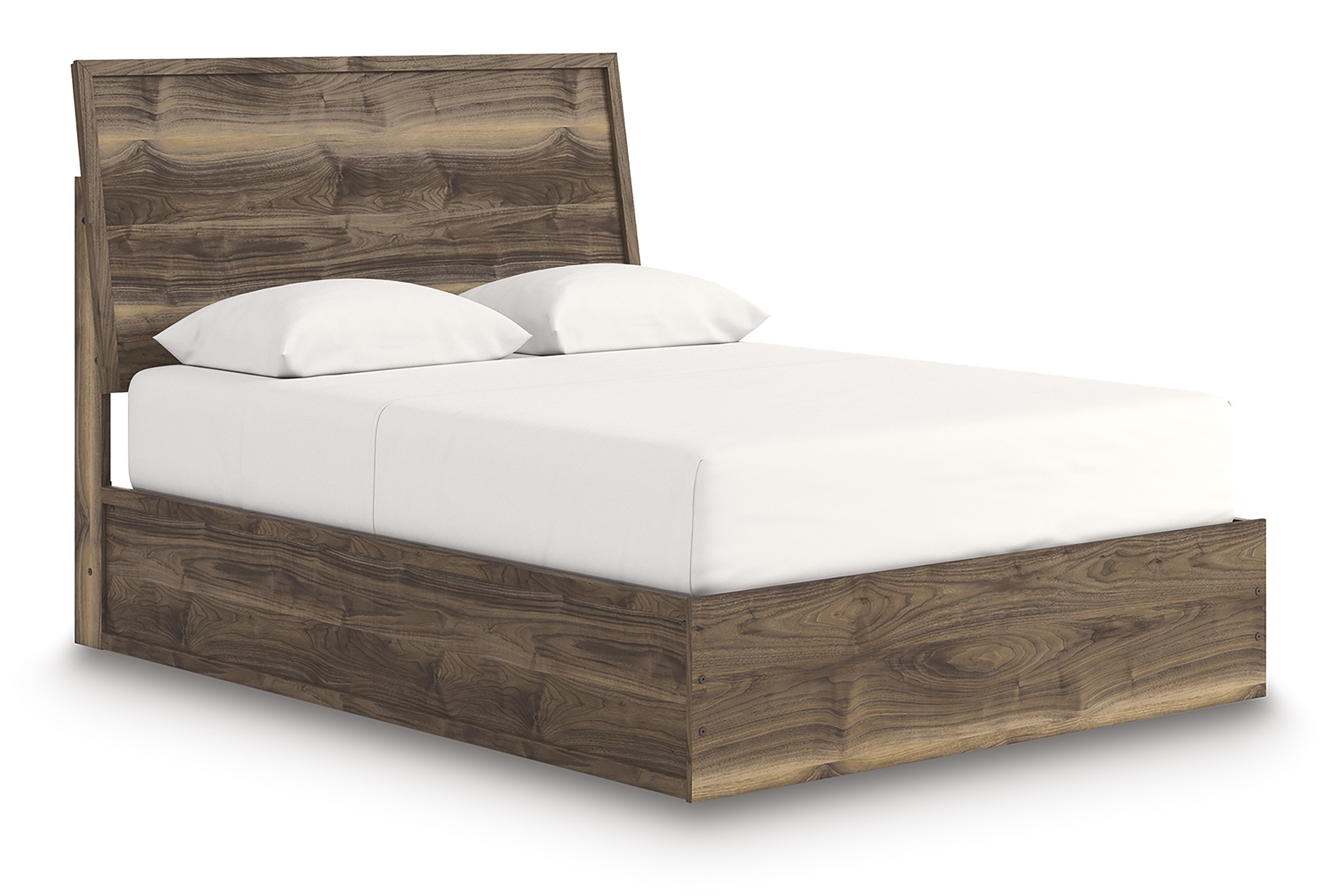 Chirason Wood Panel Bed, Queen Size
