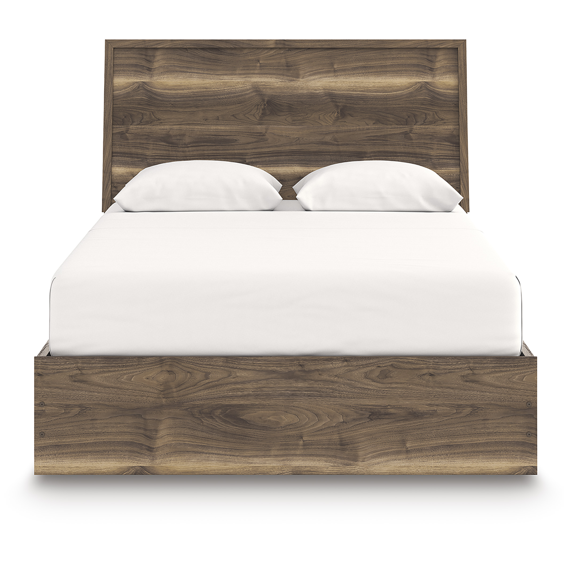 Chirason Wood Panel Bed, Queen Size