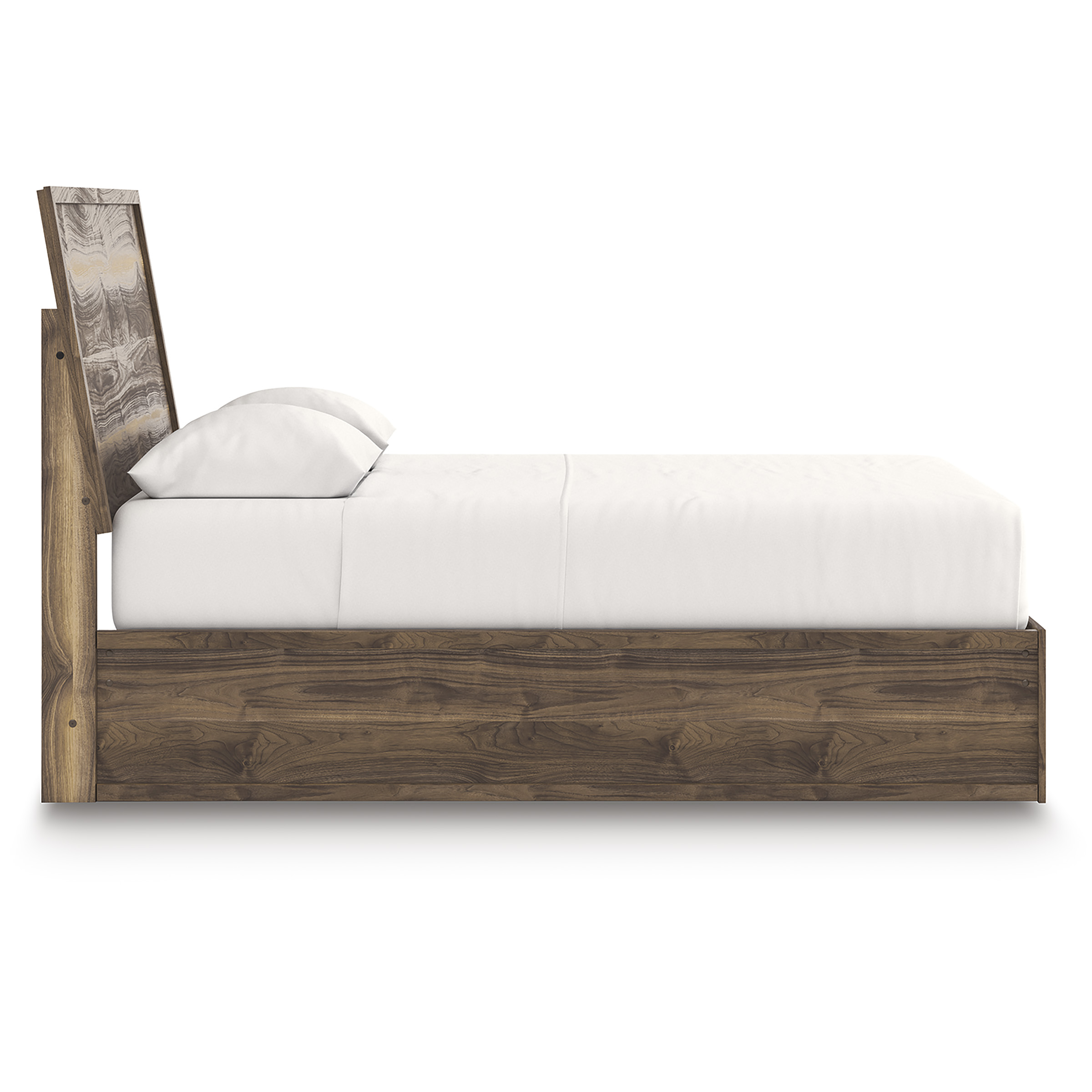 Chirason Wood Panel Bed, Queen Size