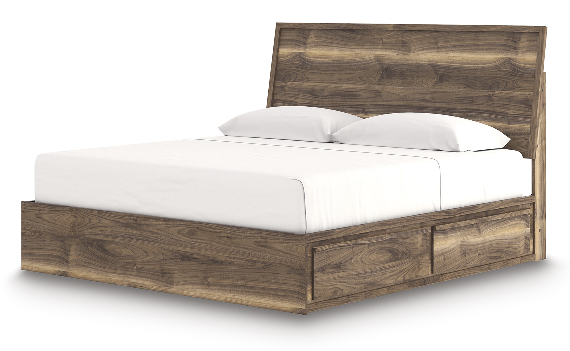 Chirason Wood Panel Storage Bed, King Size