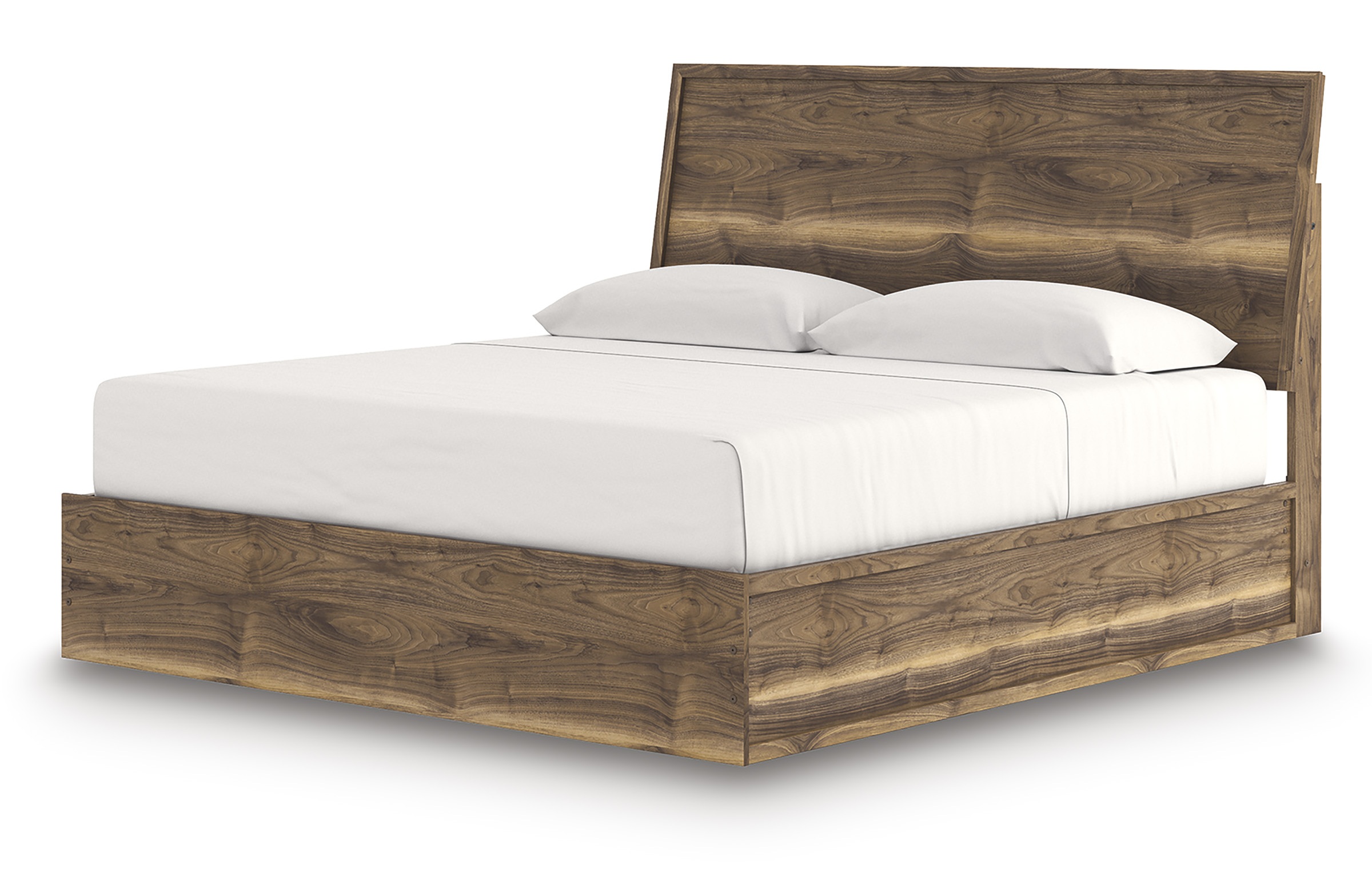 Chirason Wood Panel Bed, King Size