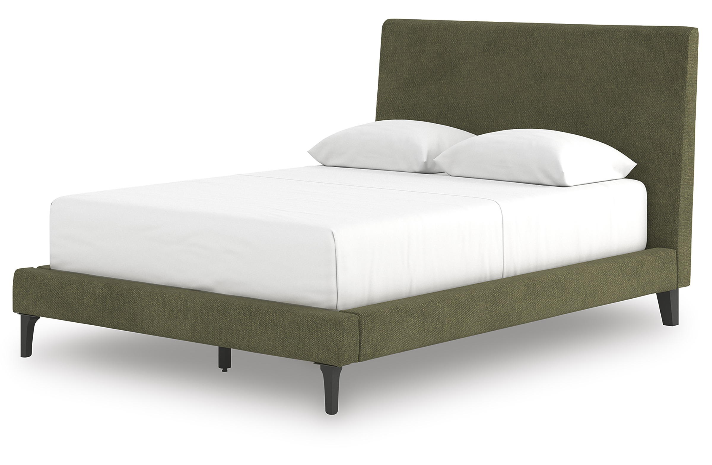Chirason Upholstered Panel Bed w/Roll Slats