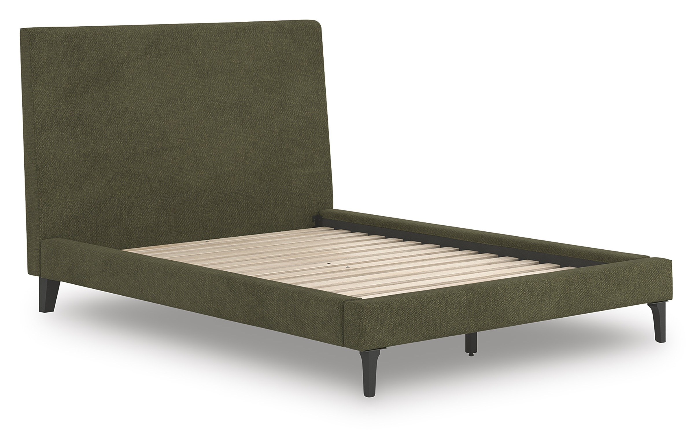 Chirason Upholstered Panel Bed w/Roll Slats