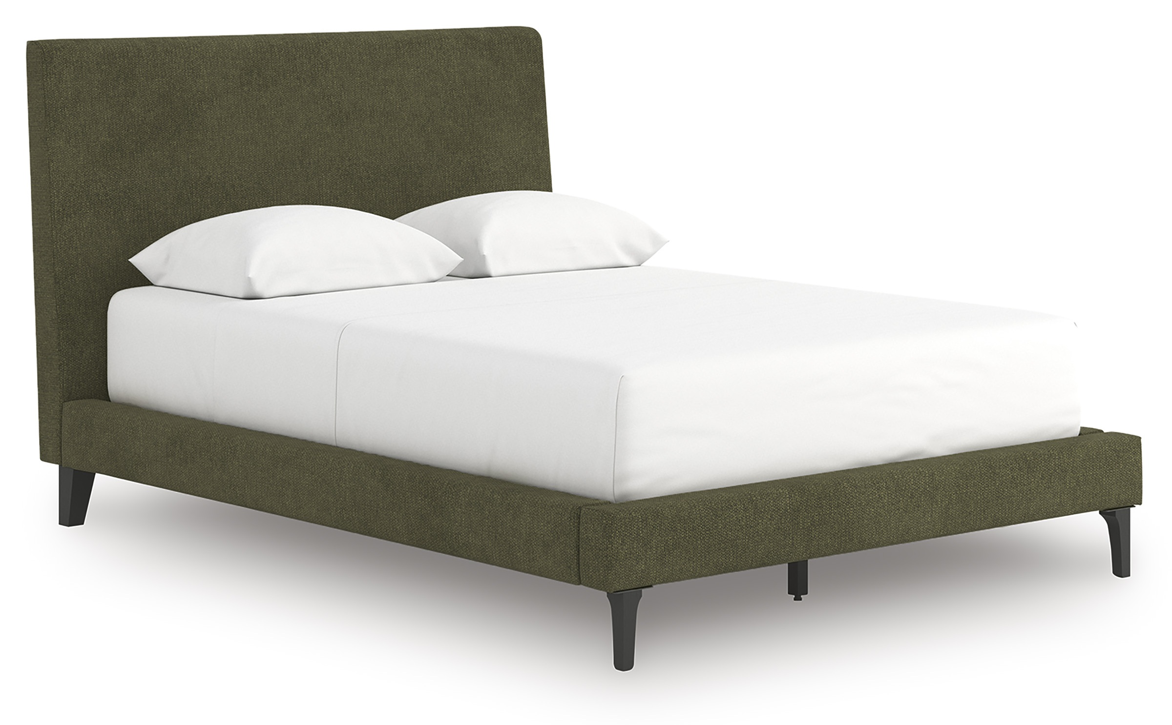 Chirason Upholstered Panel Bed w/Roll Slats
