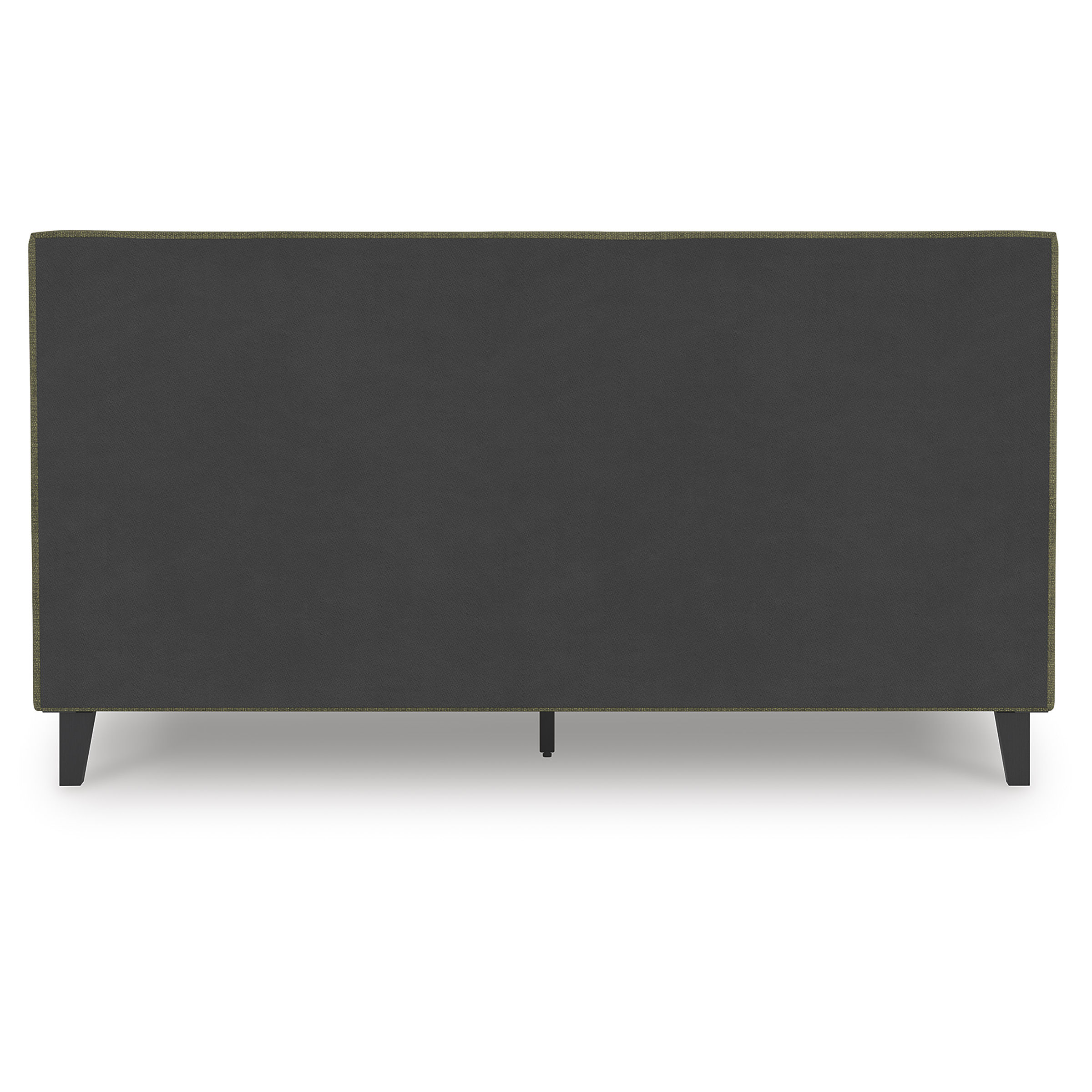 Chirason Upholstered Panel Bed w/Roll Slats, King Size