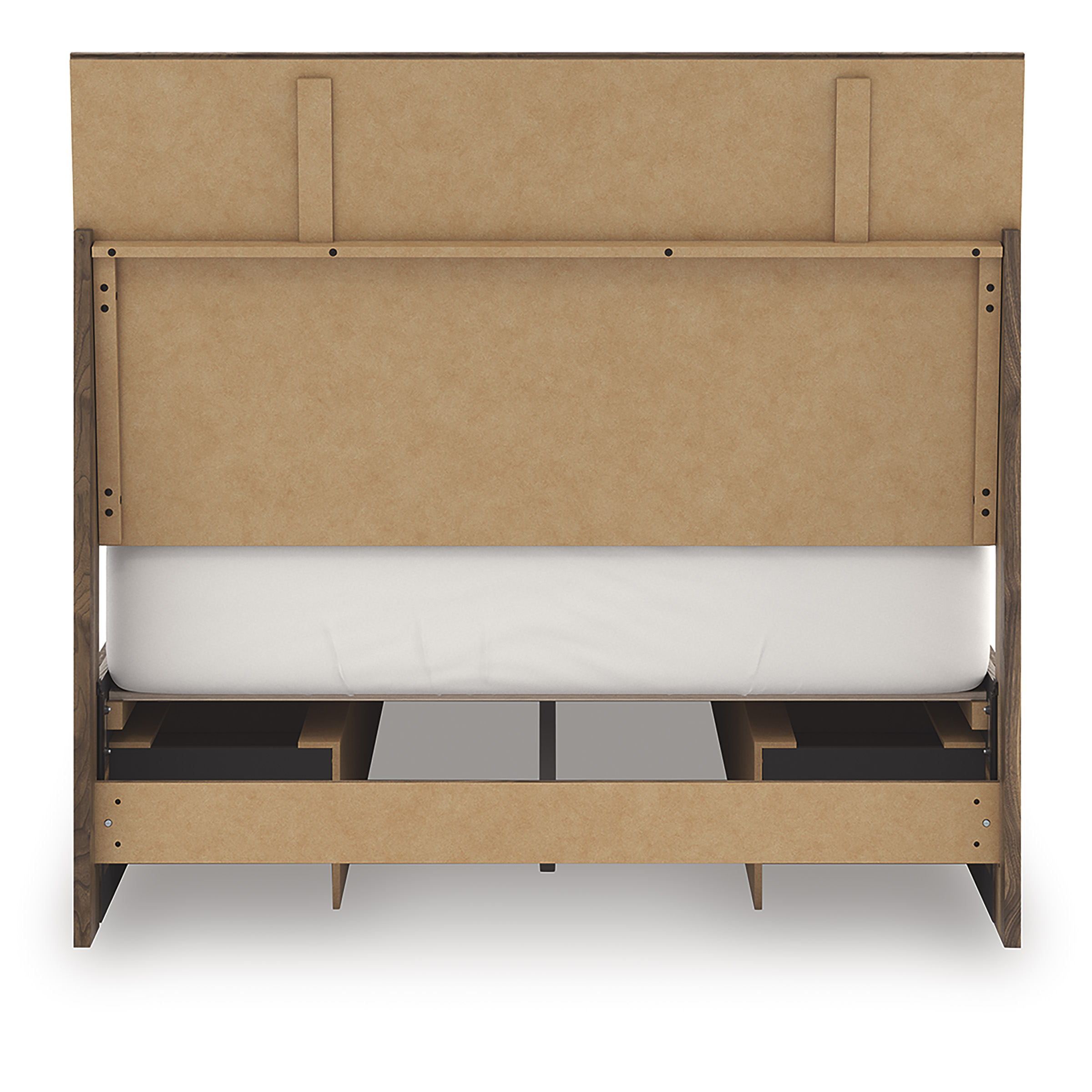 Chirason Wood Panel Storage Bed, Full Size