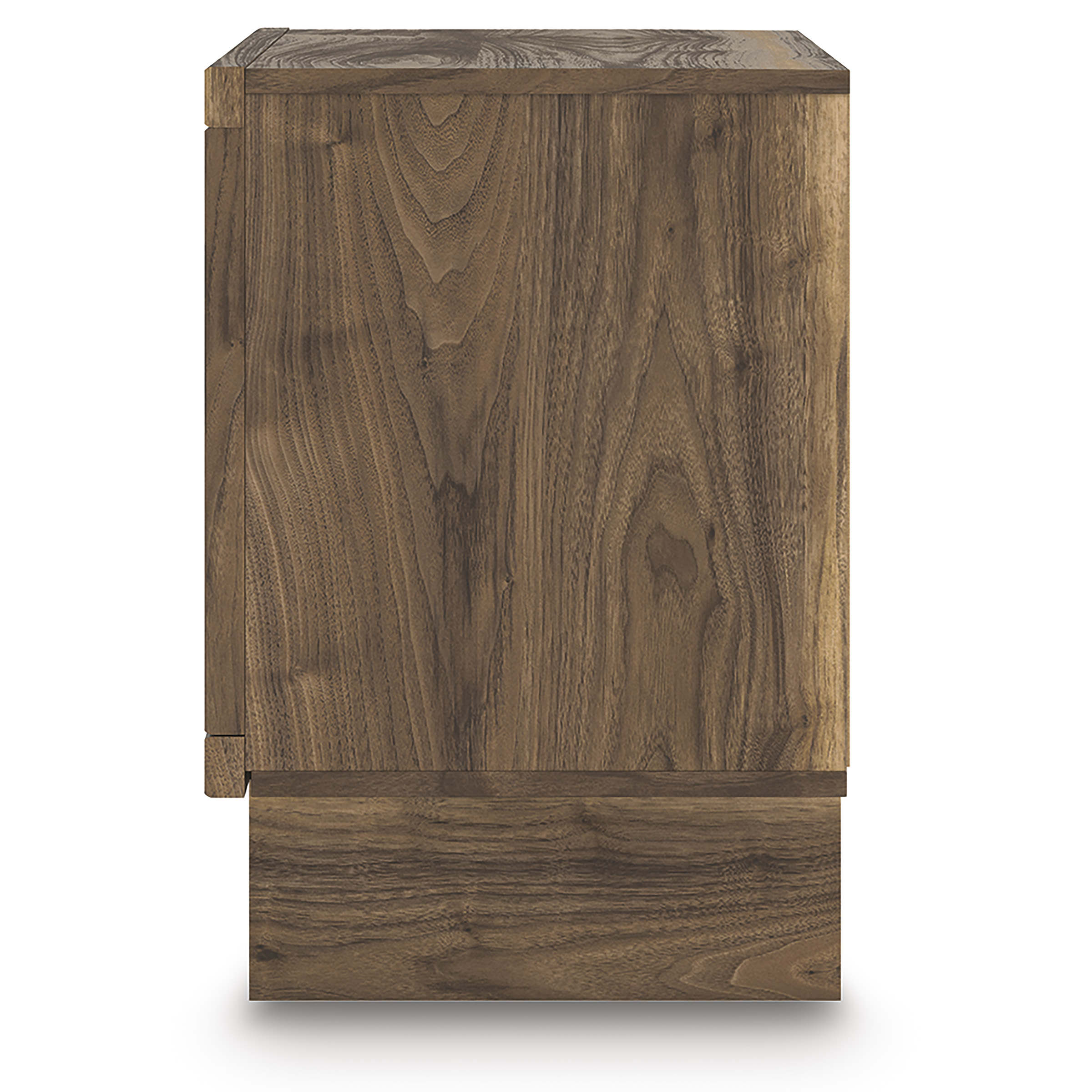 Chirason Wood Nightstand w/2 Drawers