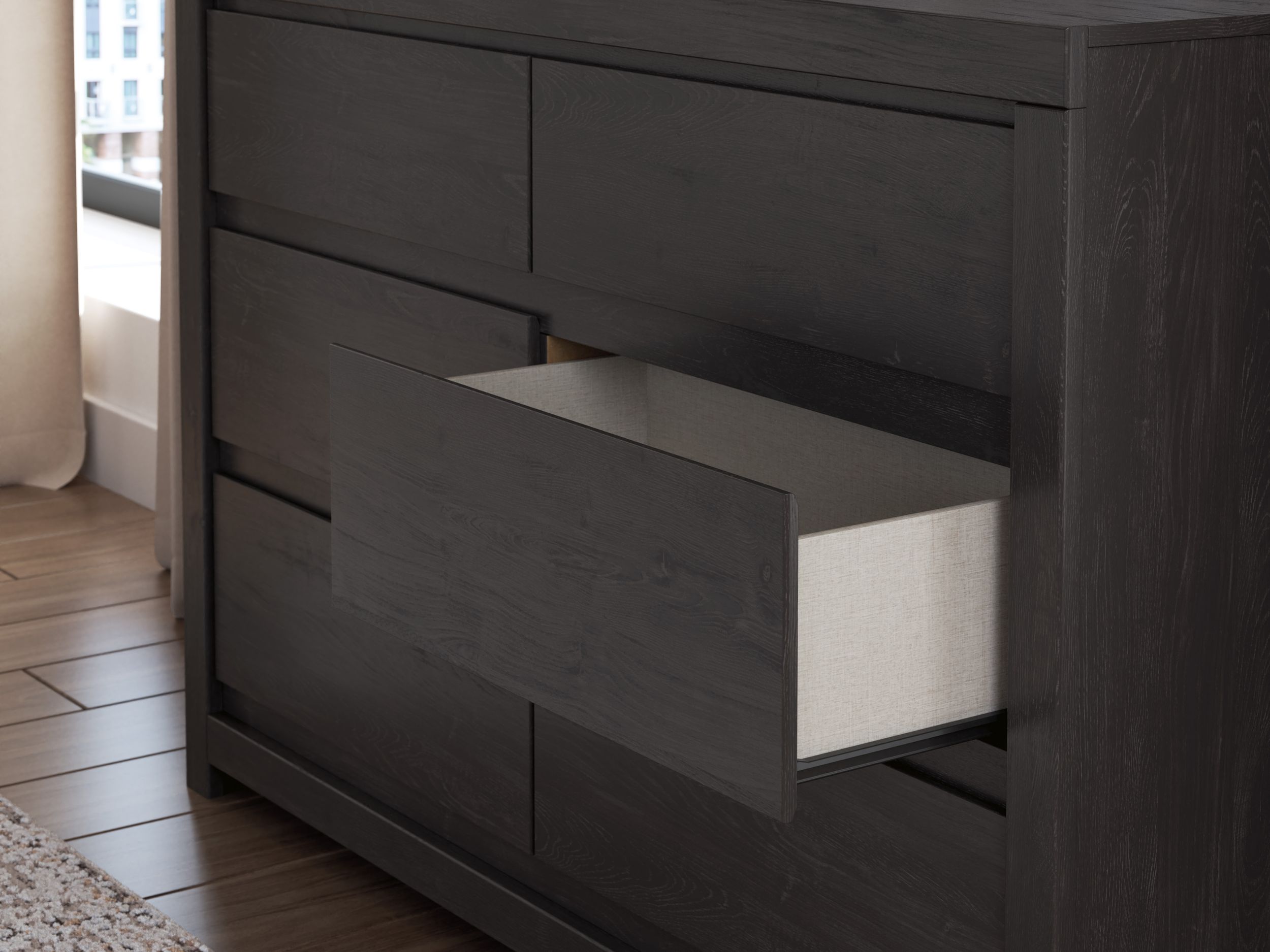 Fraluna MDF/Plywood Panel Bedroom Set