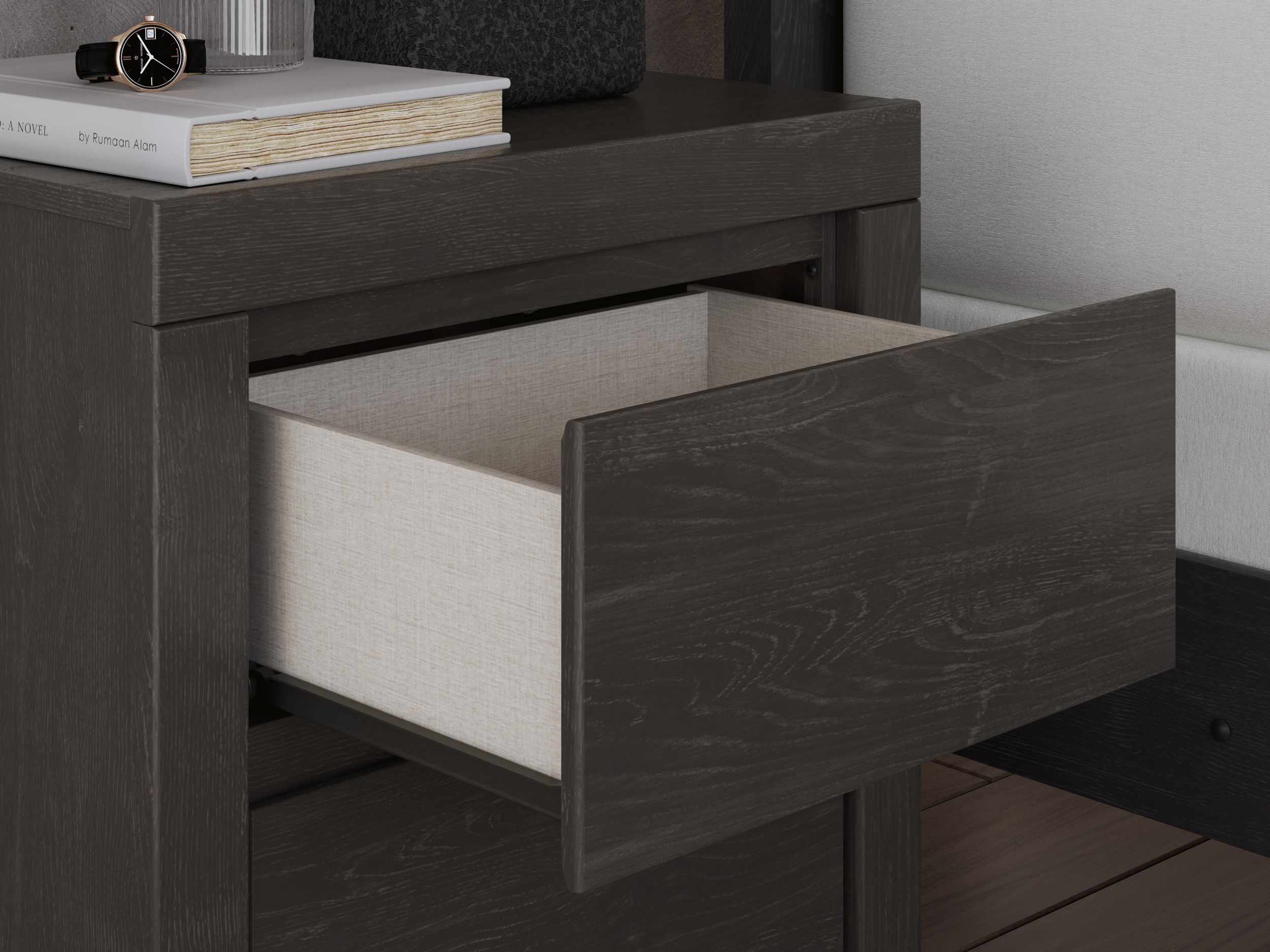 Fraluna MDF/Plywood Panel Storage Bedroom Set