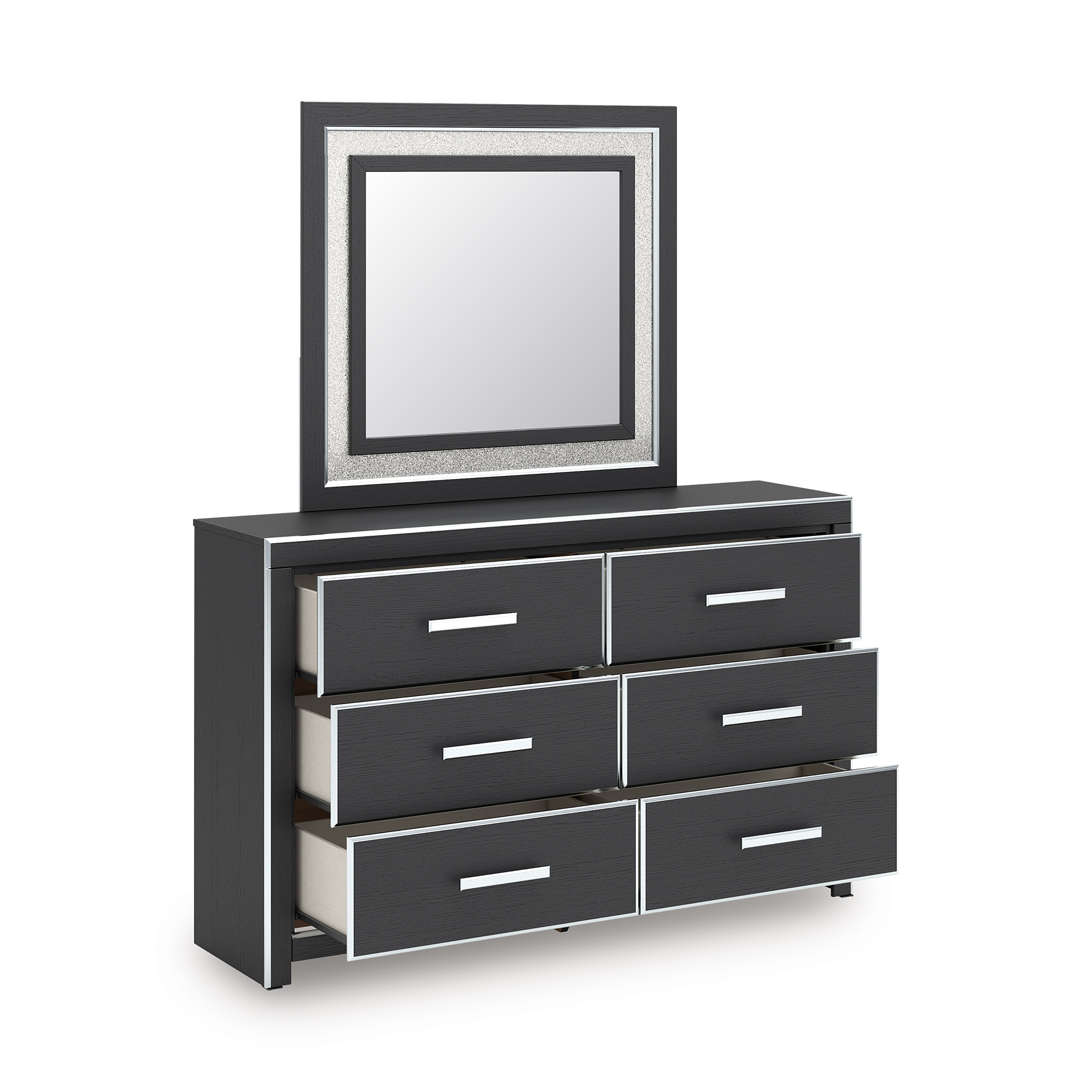 Zuraleus Polyester Upholstered Platform Bedroom Set