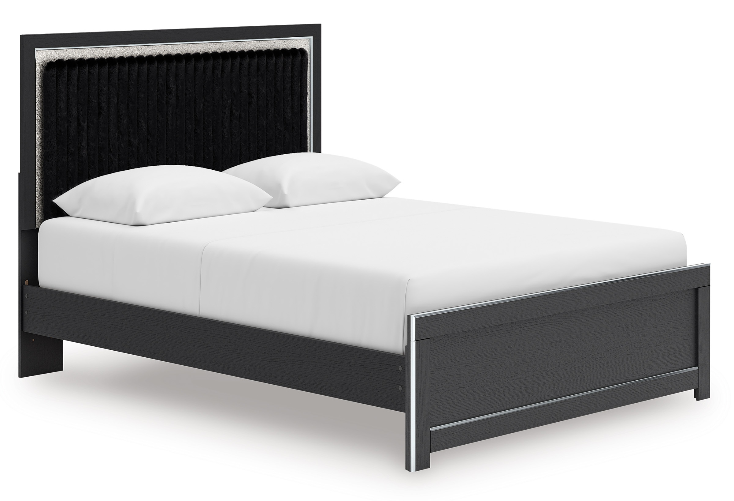 Zuraleus Wood/Polyester Panel Bed