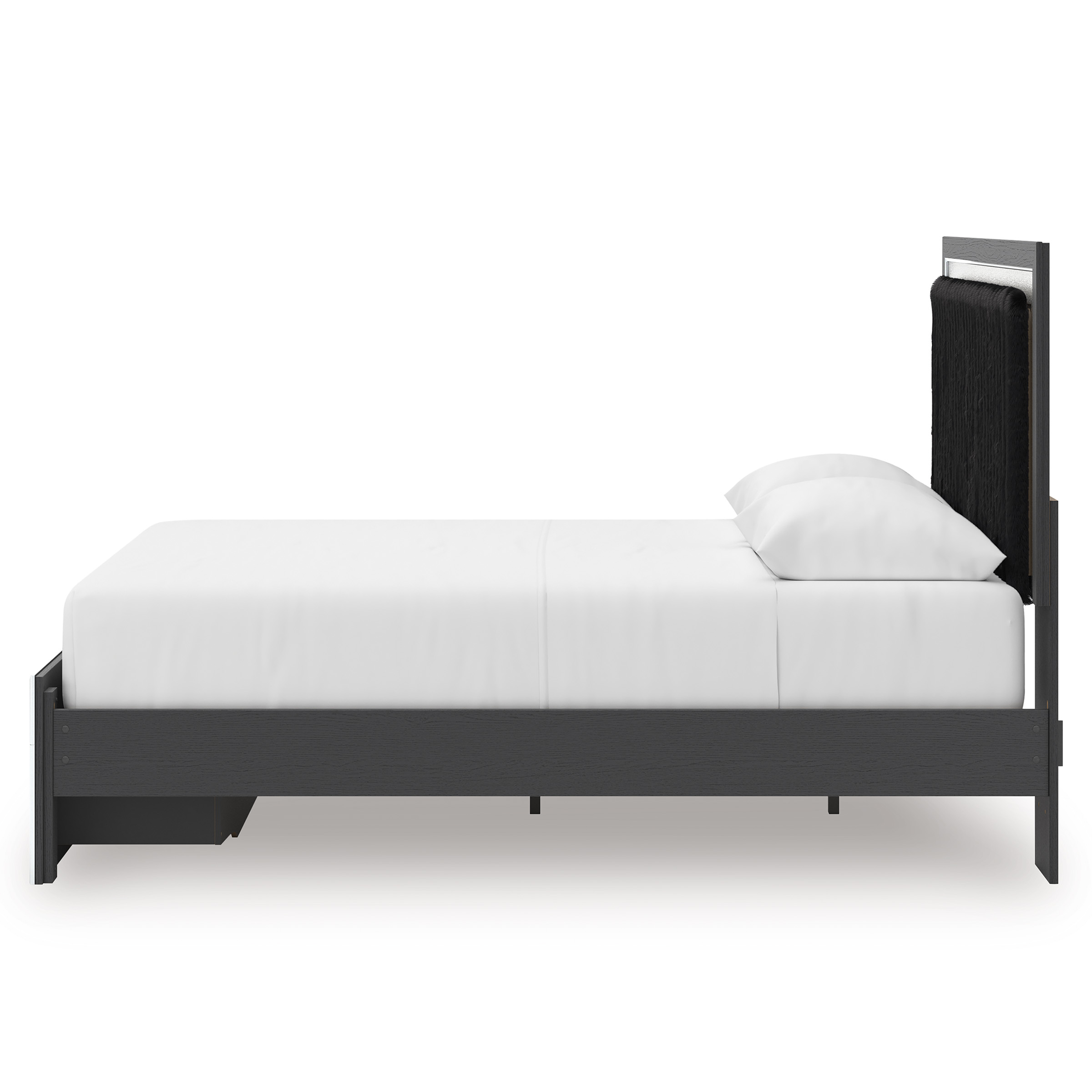 Zuraleus Wood/Polyester Storage Panel Bedroom Set