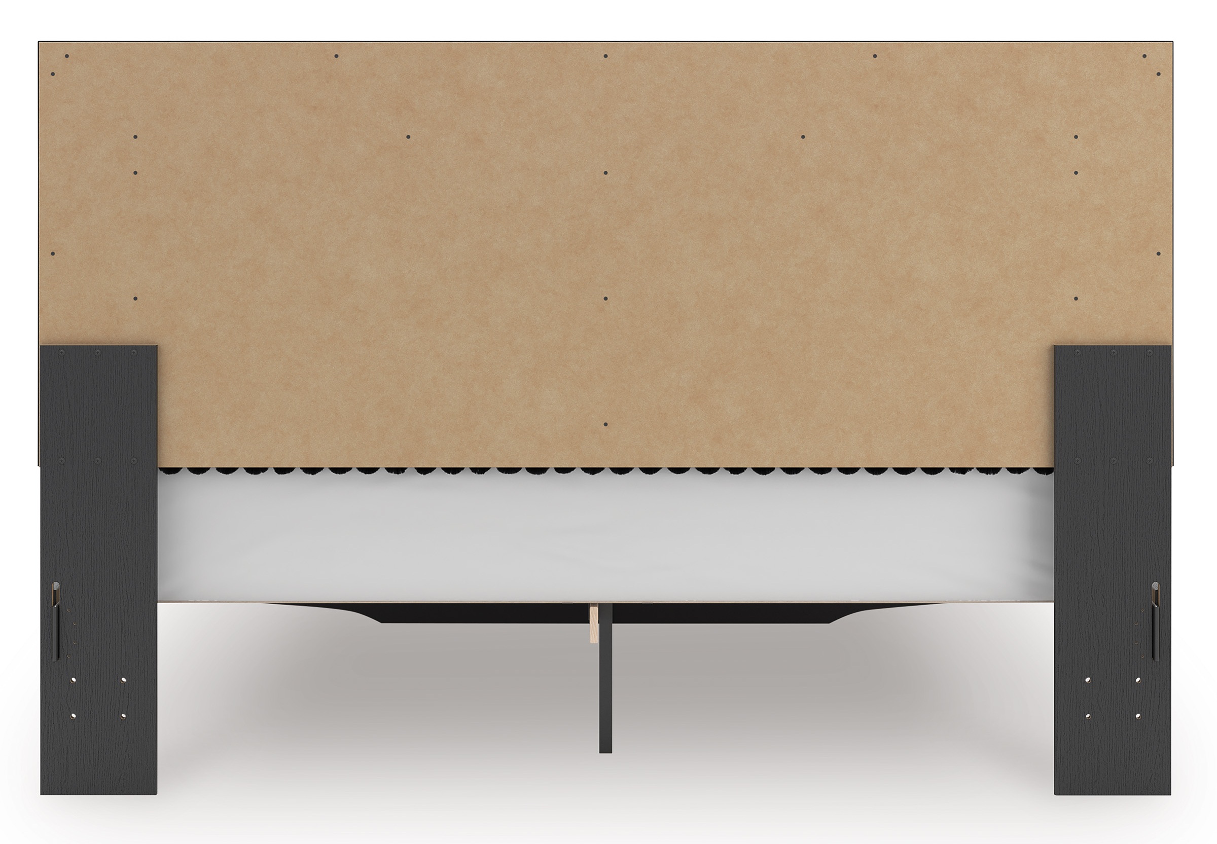 Zuraleus Wood/Polyester Storage Panel Bed, King Size