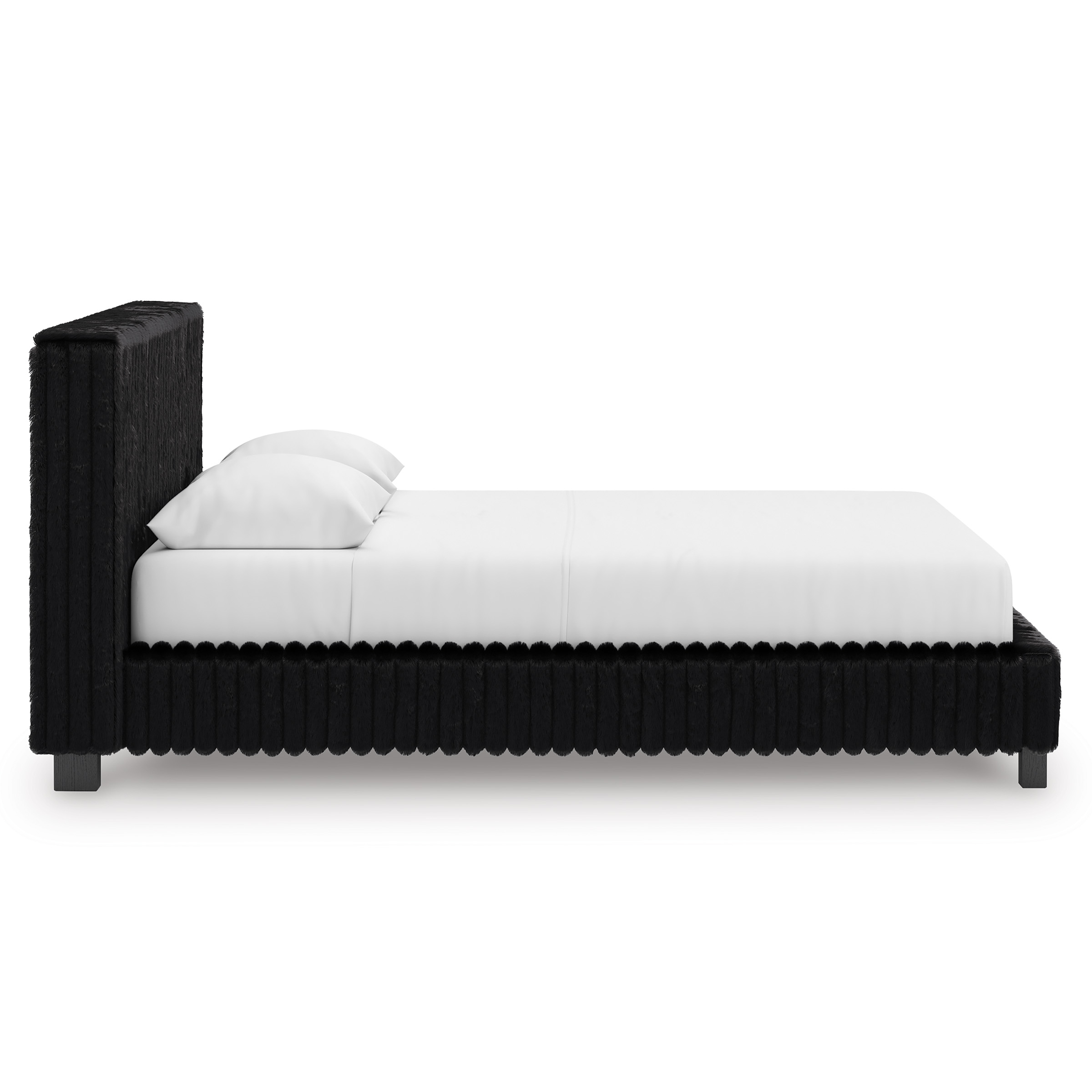 Zuraleus Polyester Upholstered Platform Bedroom Set
