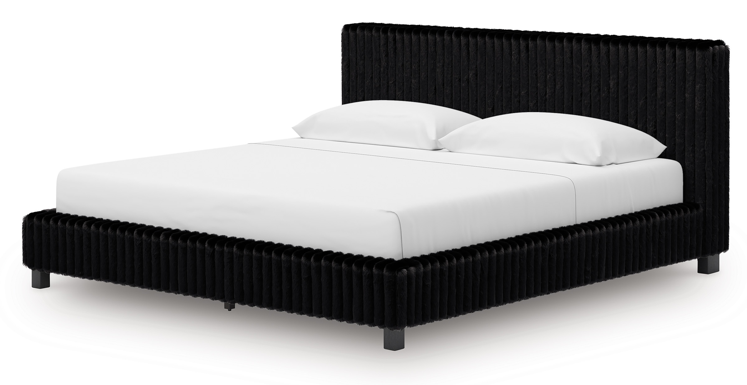 Zuraleus Polyester Upholstered Platform Bed, California King Size