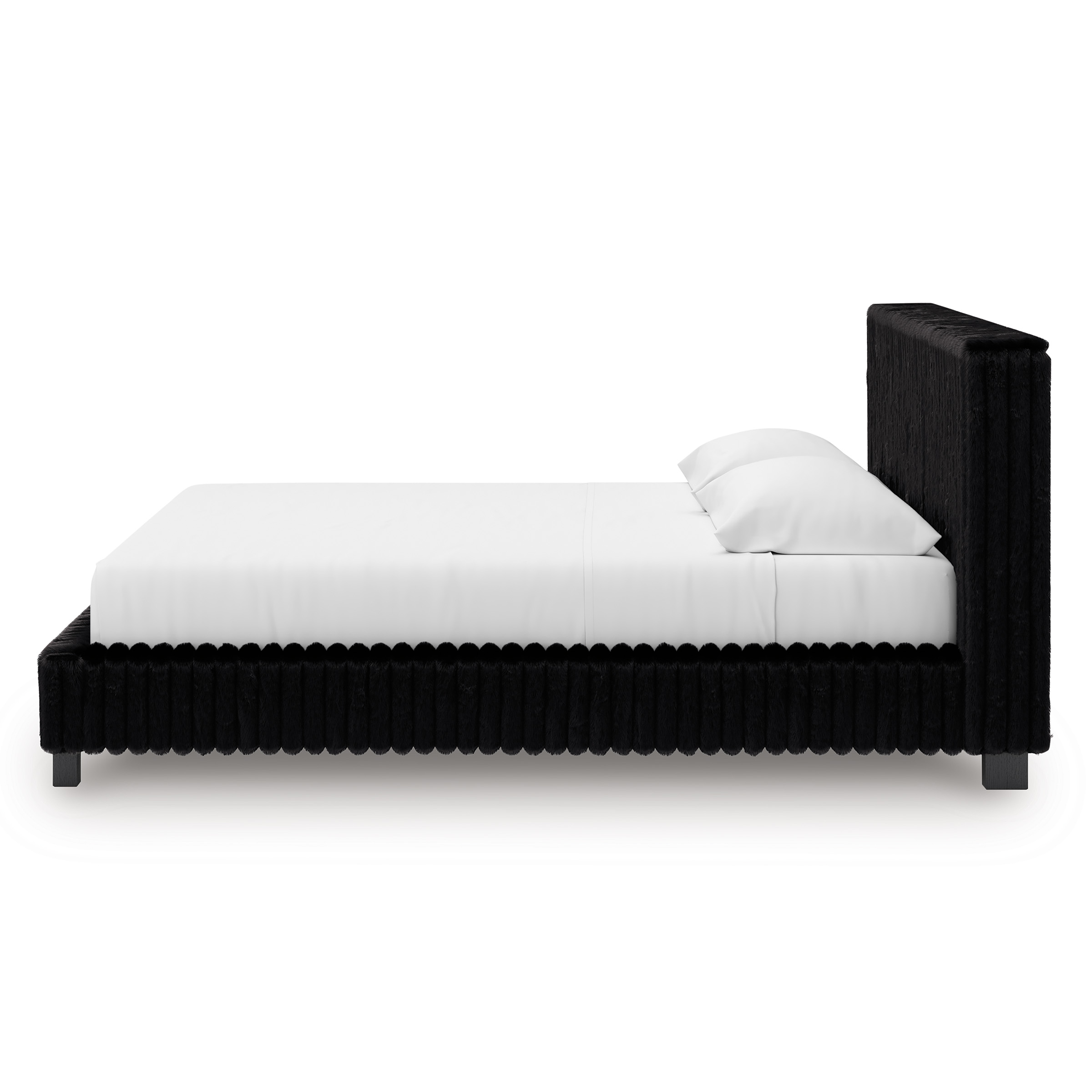 Zuraleus Polyester Upholstered Platform Bed, California King Size