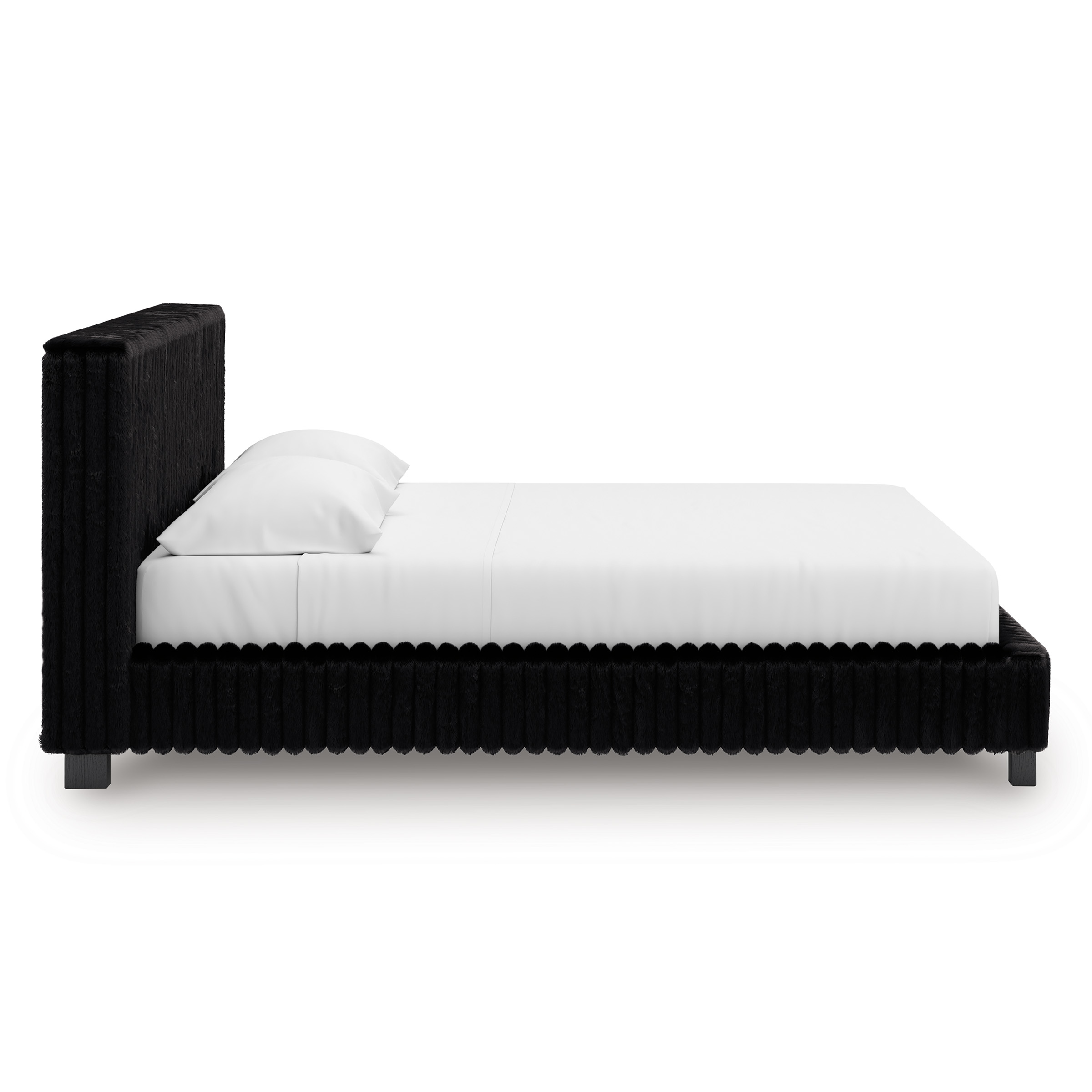 Zuraleus Polyester Upholstered Platform Bed, California King Size