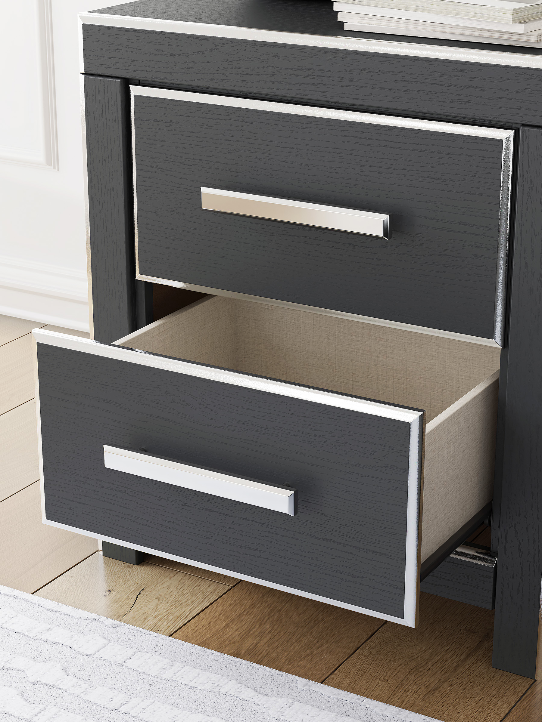 Zuraleus Polyester Upholstered Platform Bedroom Set