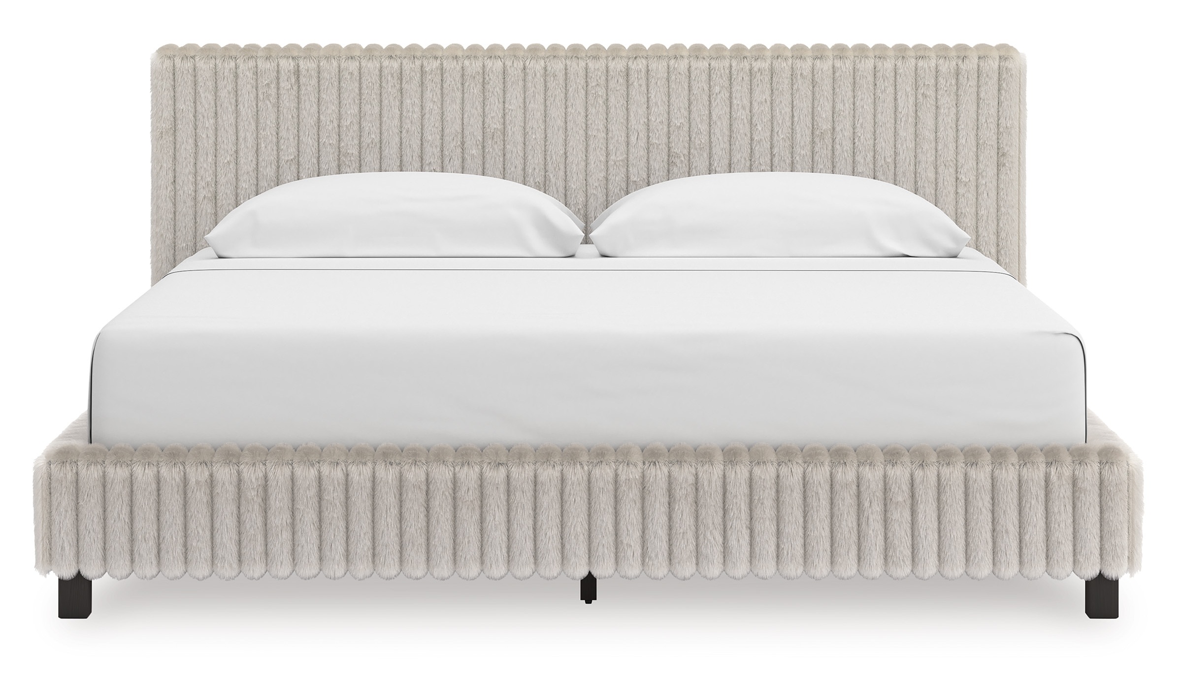 Zuraleus Polyester Upholstered Platform Bed, California King Size