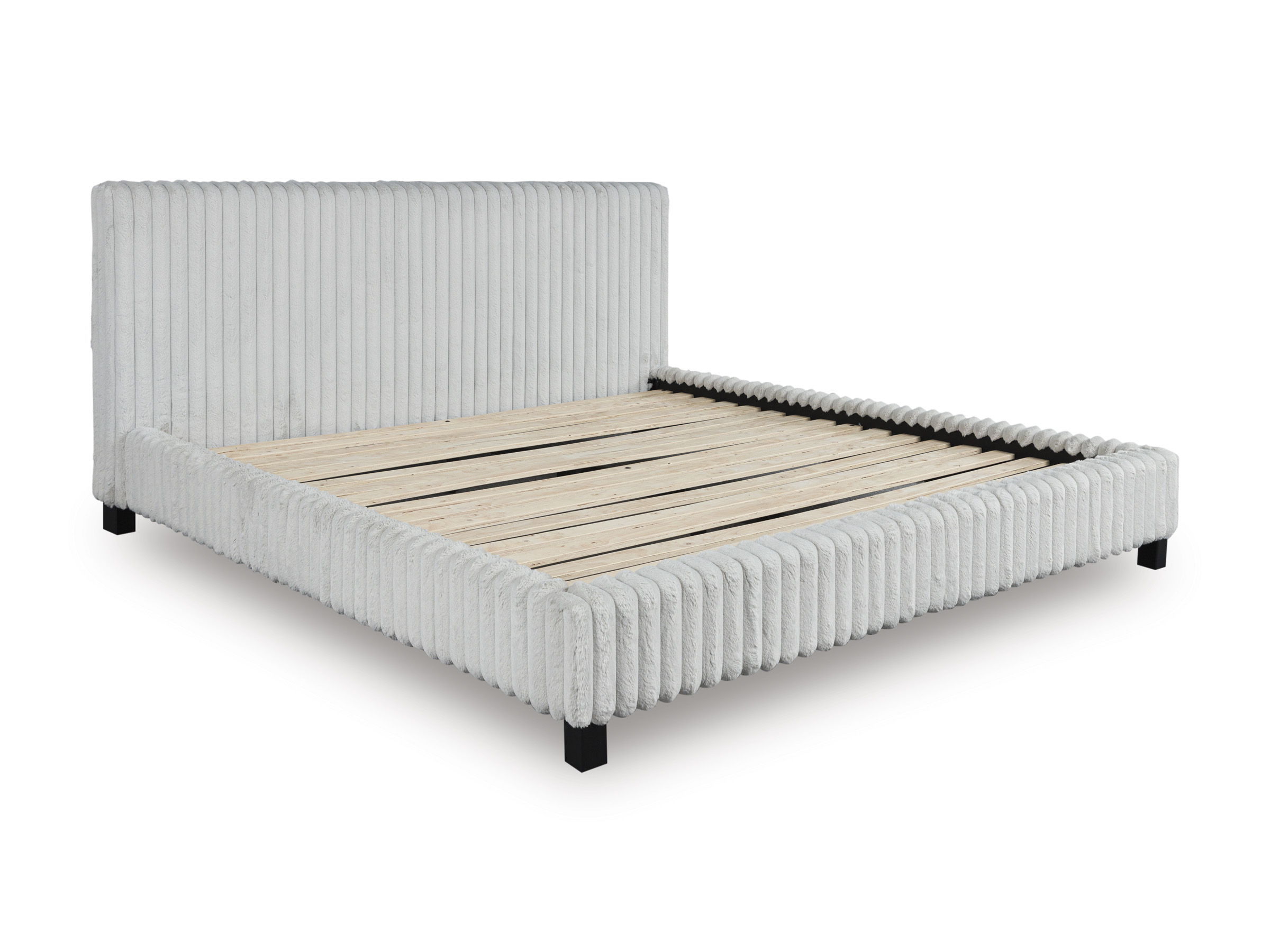 Zuraleus Polyester Upholstered Platform Bed, California King Size