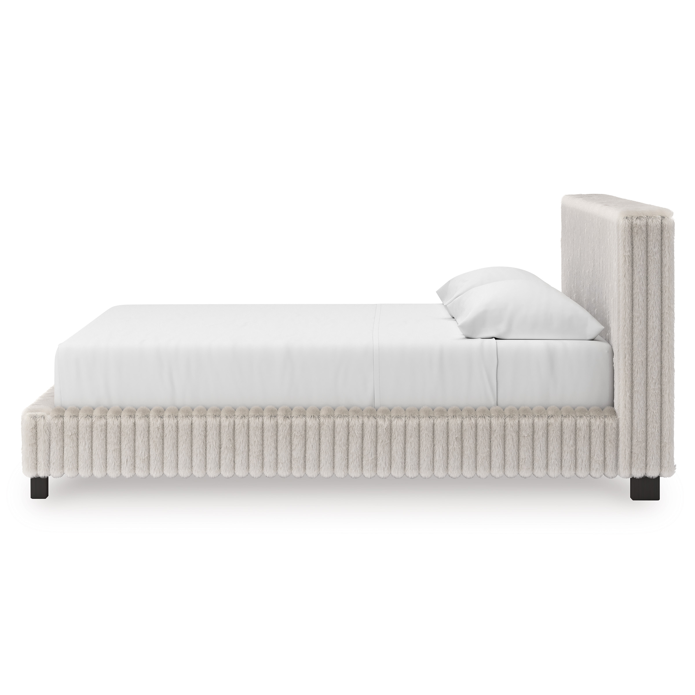 Zuraleus Polyester Upholstered Platform Bed, California King Size