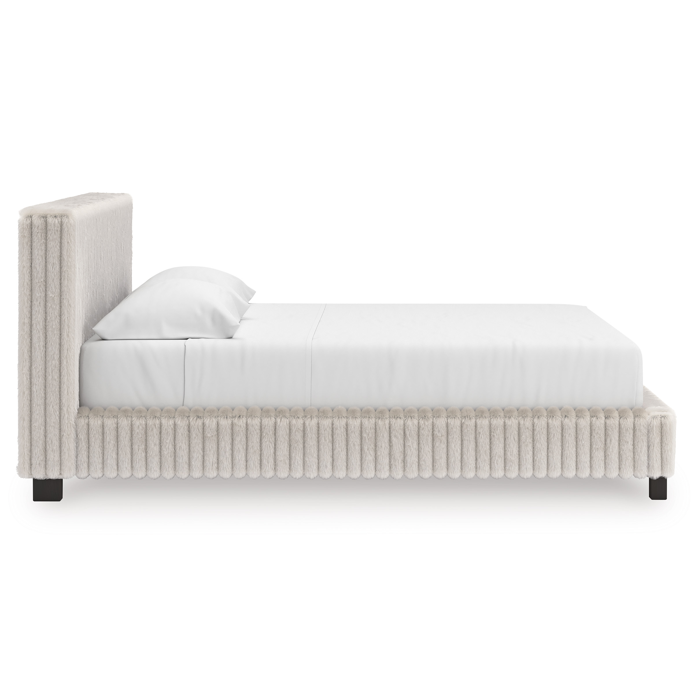 Zuraleus Polyester Upholstered Platform Bed, California King Size