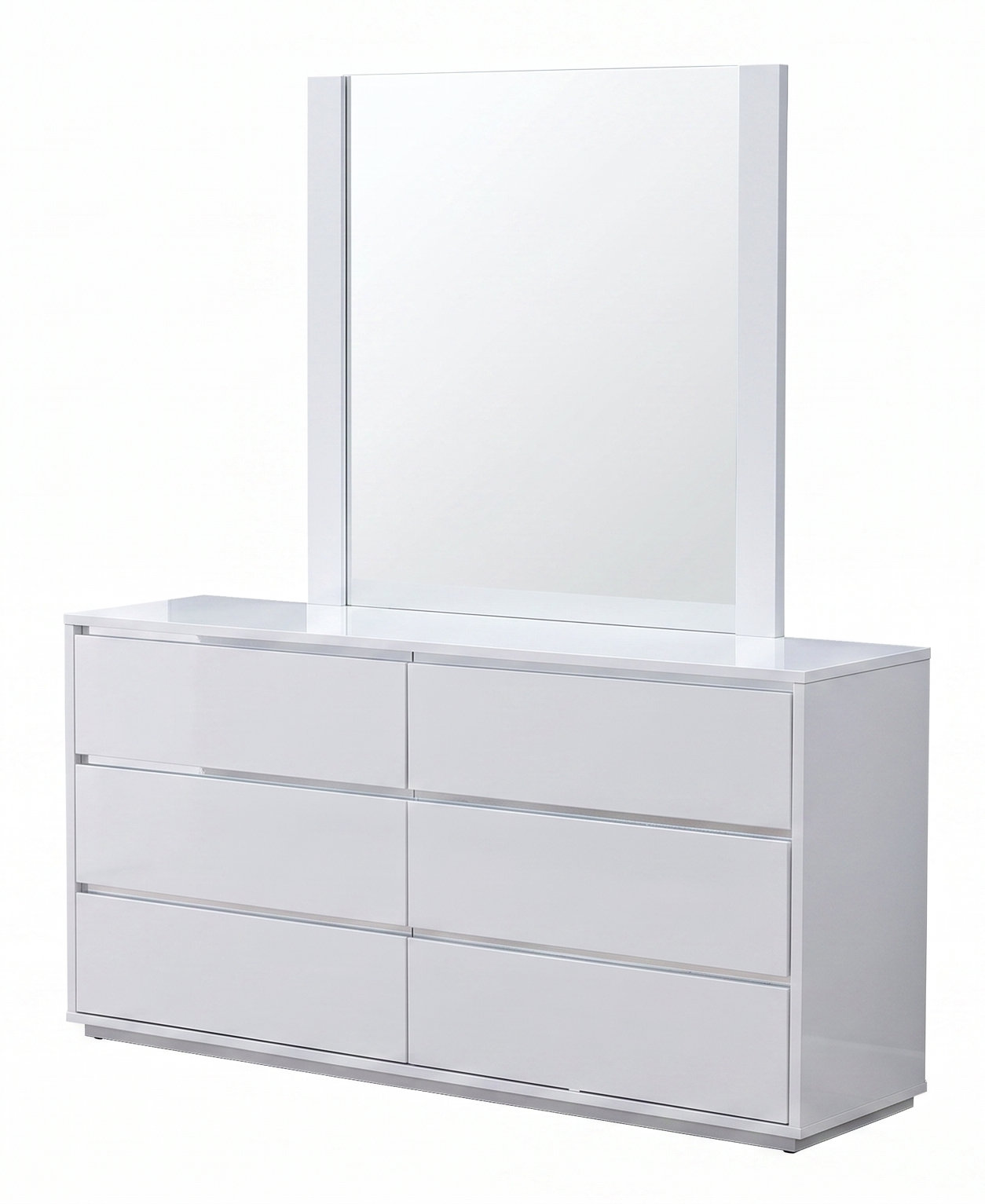 B36 6-Drawer Double Dresser with Mirror