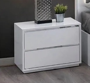 B37 Storage Platform Bedroom Set with LED Light