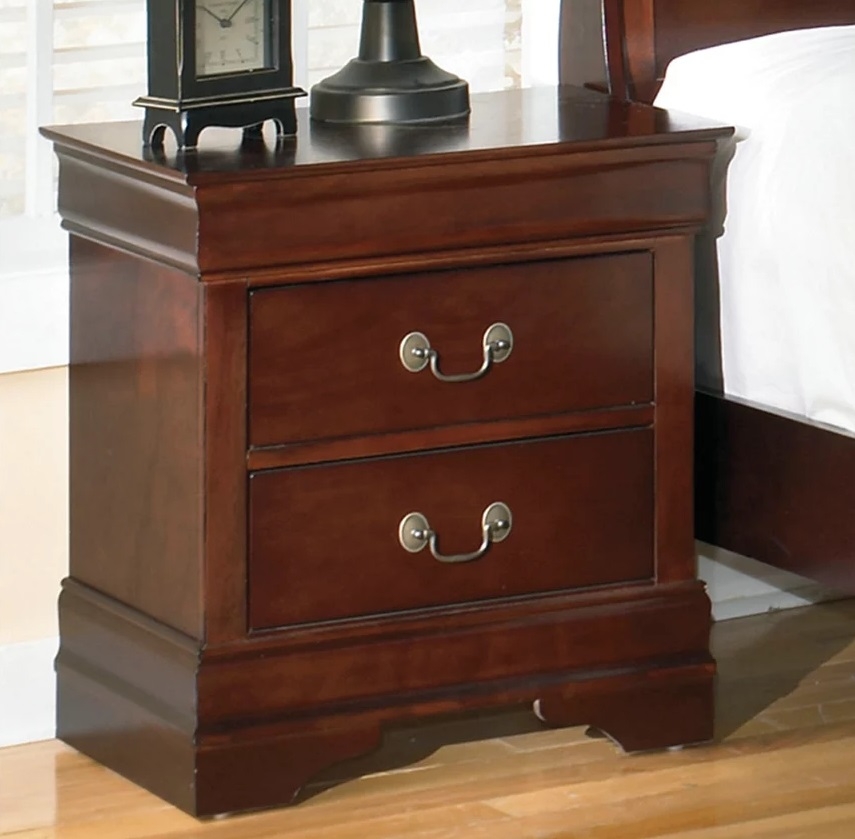 Alisdair Wood Nightstand w/2 Drawers