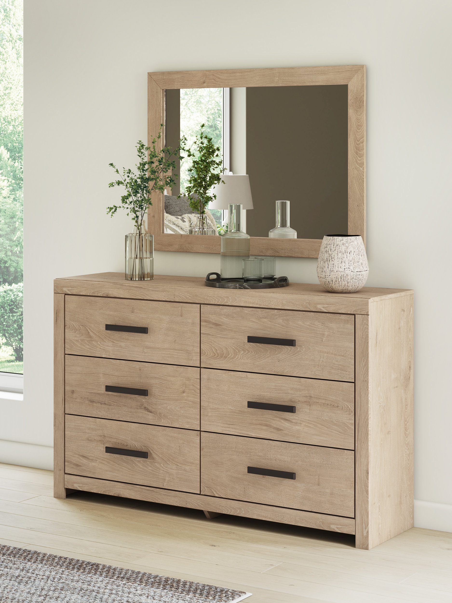 Sanginlane MDF Panel Bedroom Set
