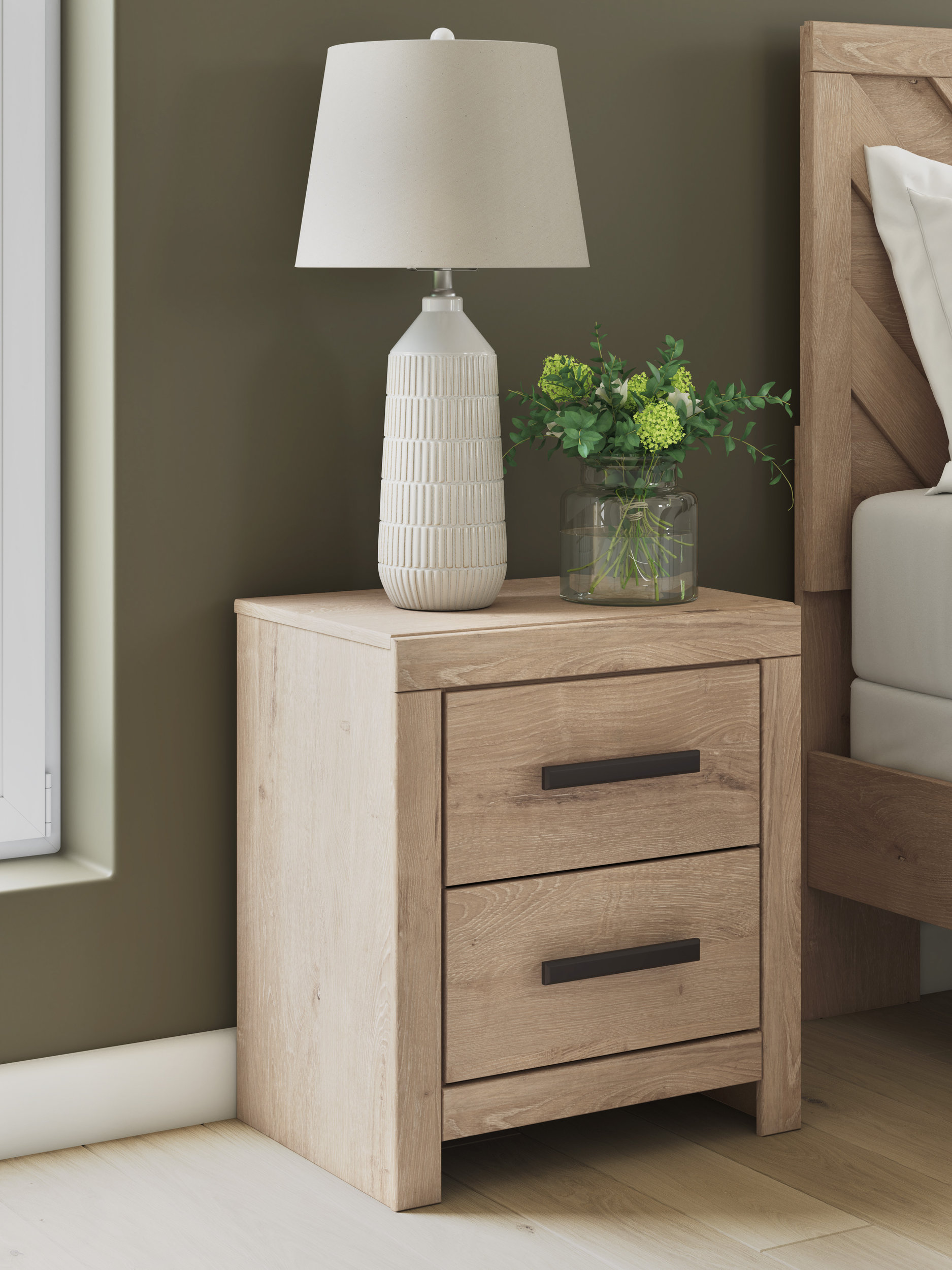 Sanginlane MDF Panel Bedroom Set