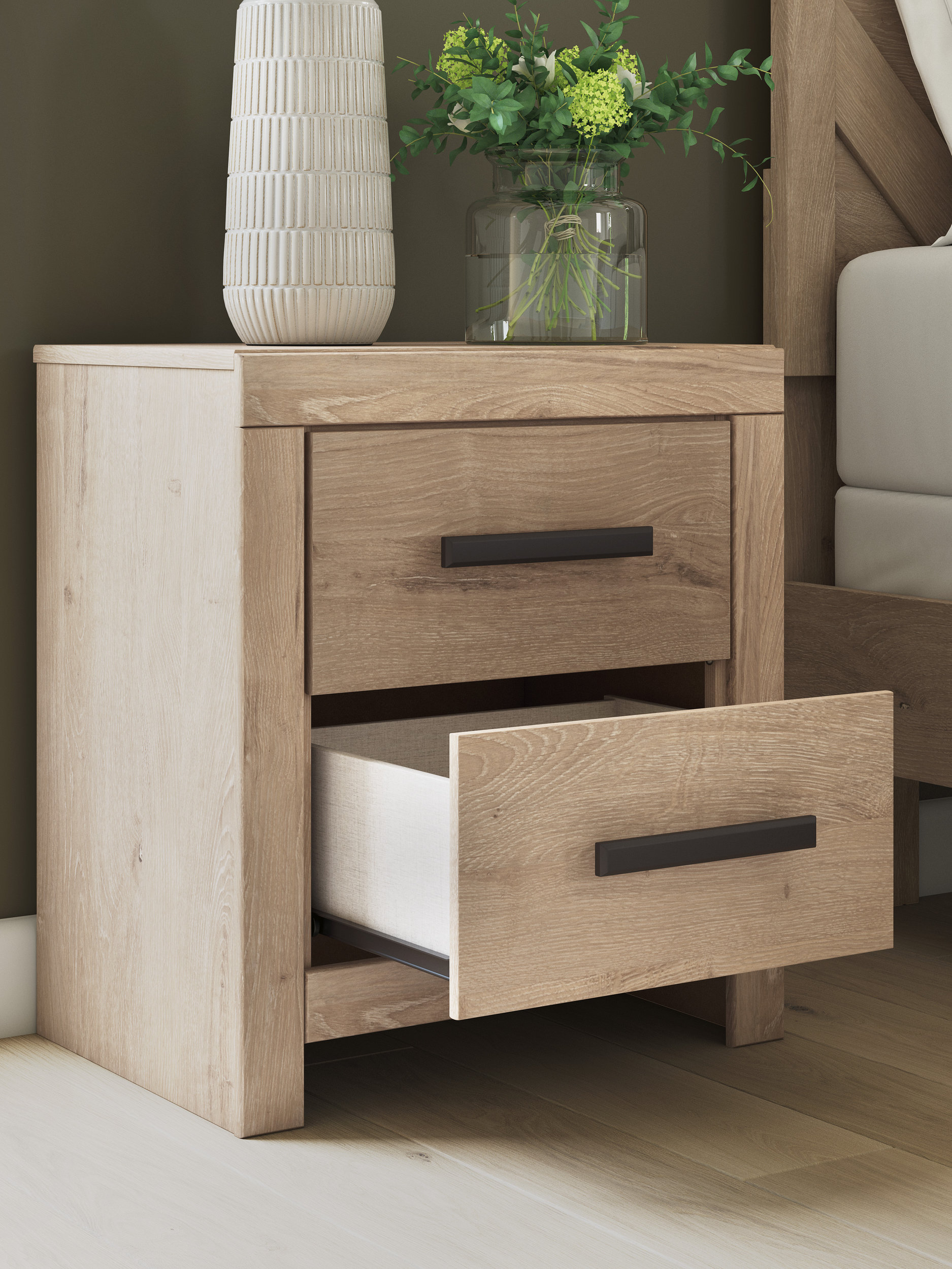 Sanginlane MDF Panel Bedroom Set