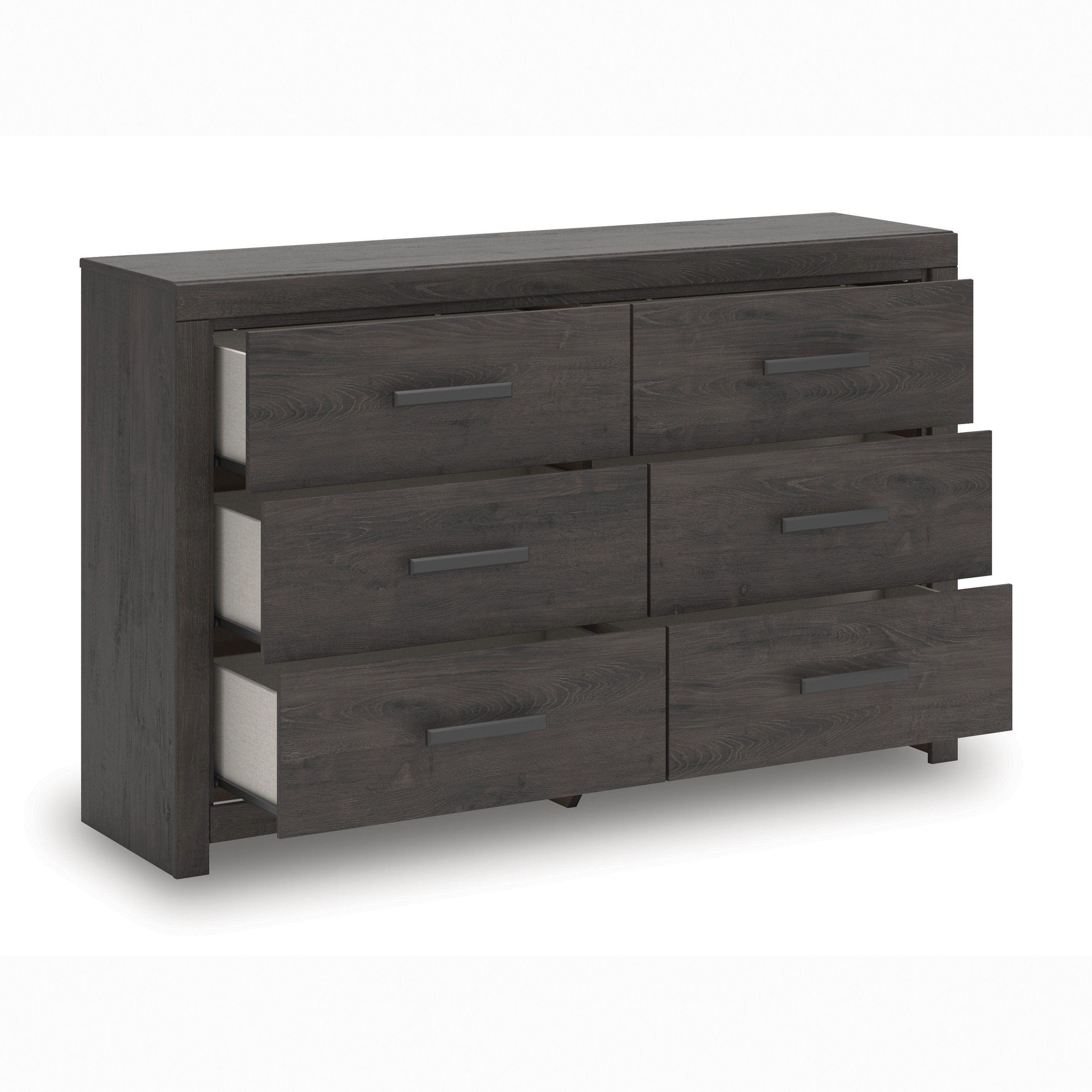 Prendonea MDF Double Dresser w/6 Drawers