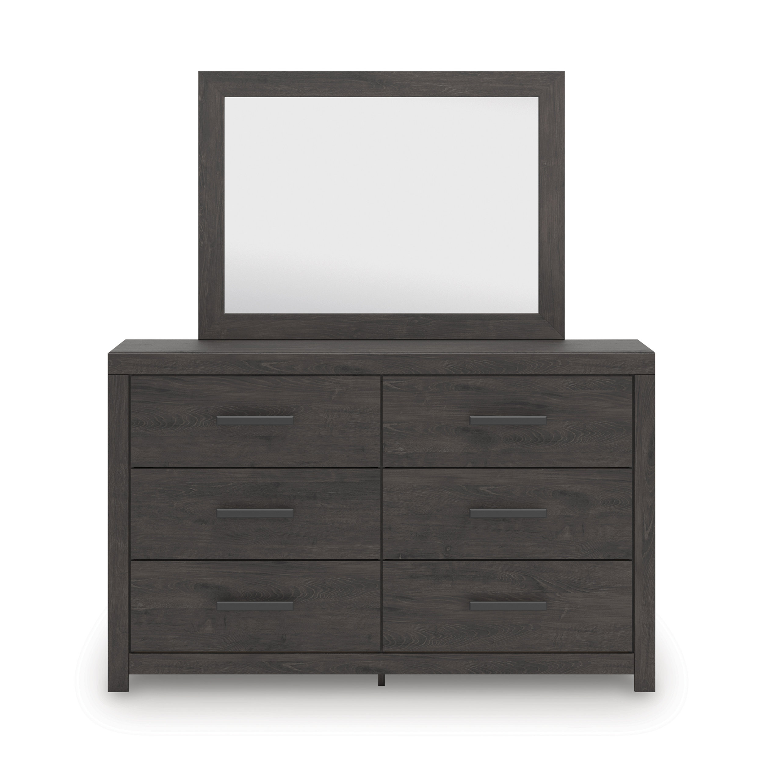 Prendonea MDF Double Dresser w/6 Drawers