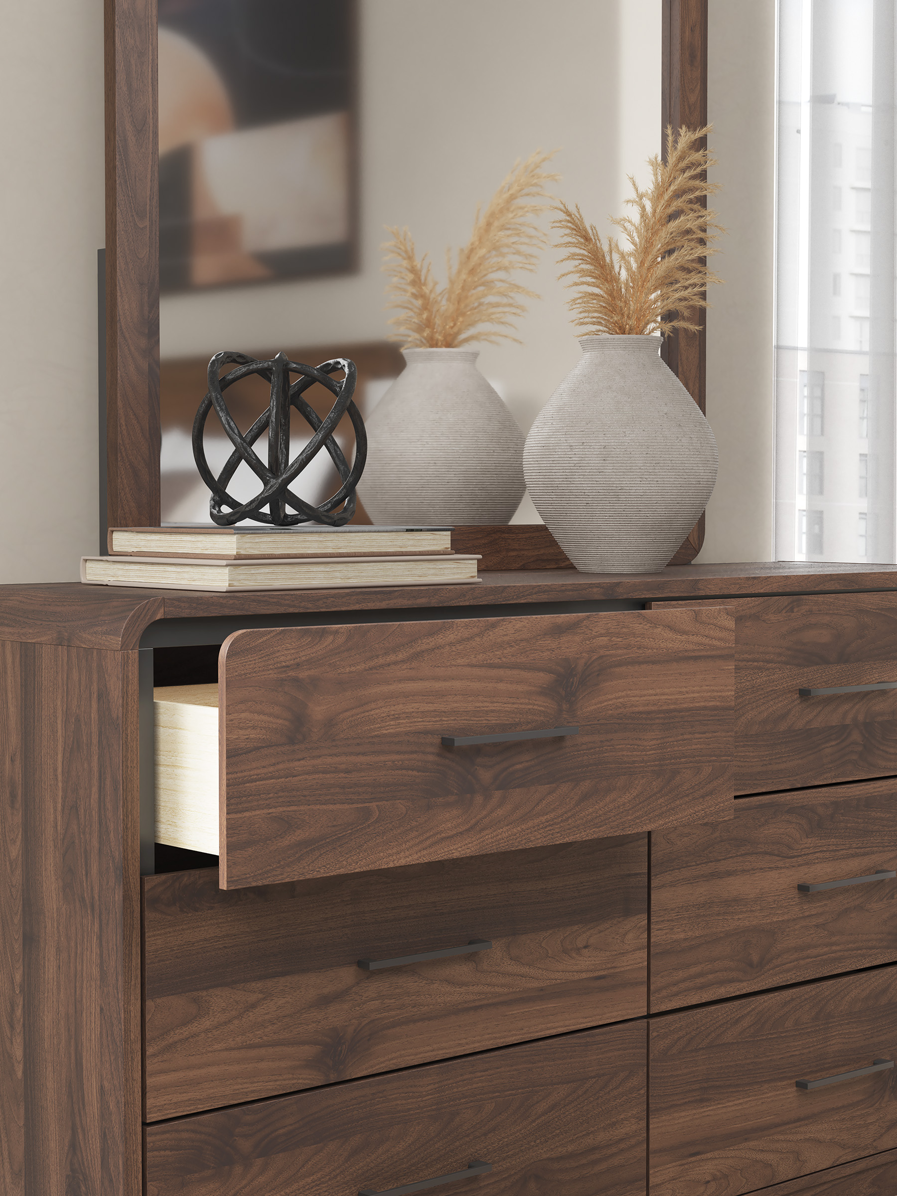 Ashley Furniture Walnut 6-Drawer Dresser