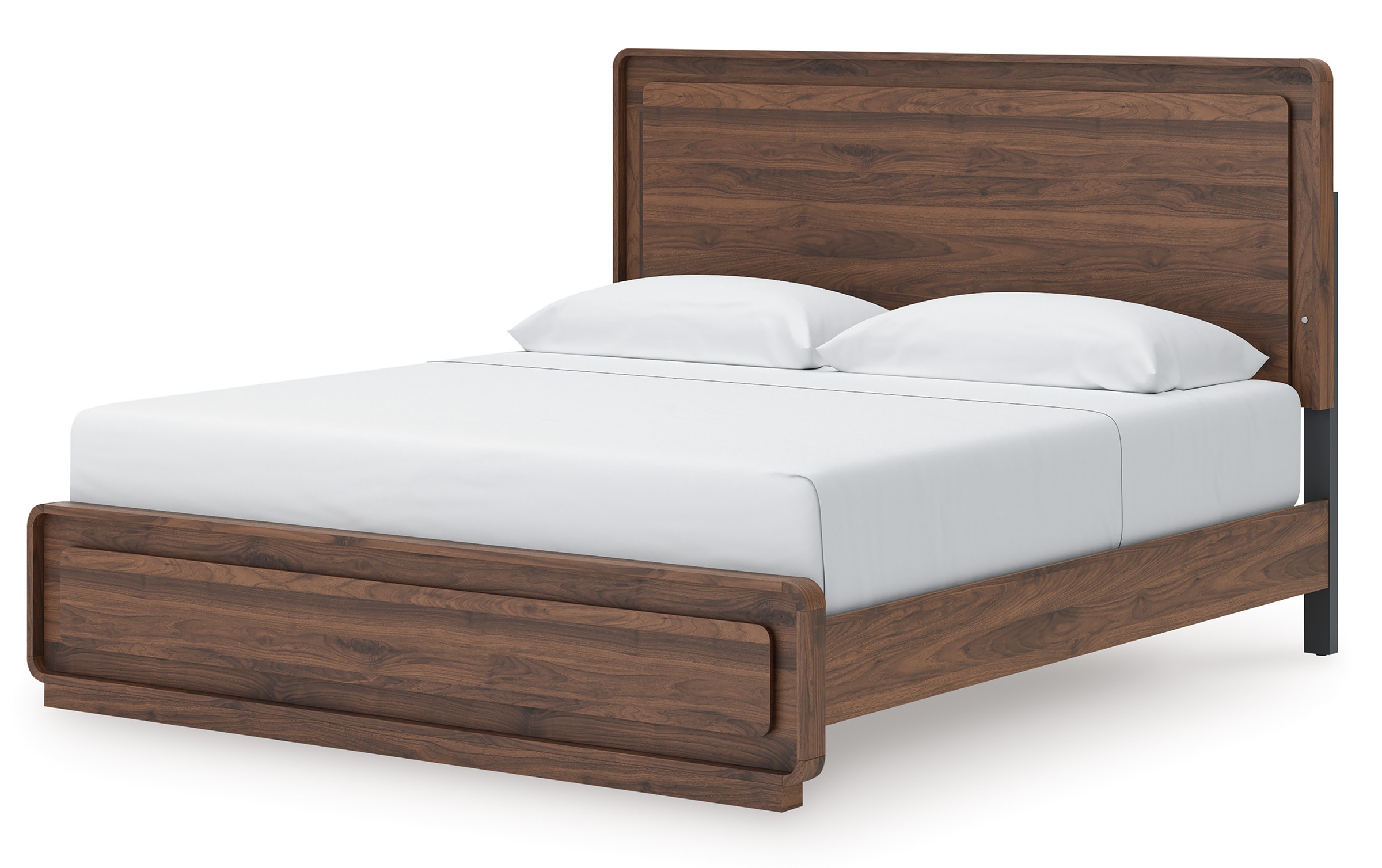 Fortlorn MDF Panel Bed w/LED Light, California King Size