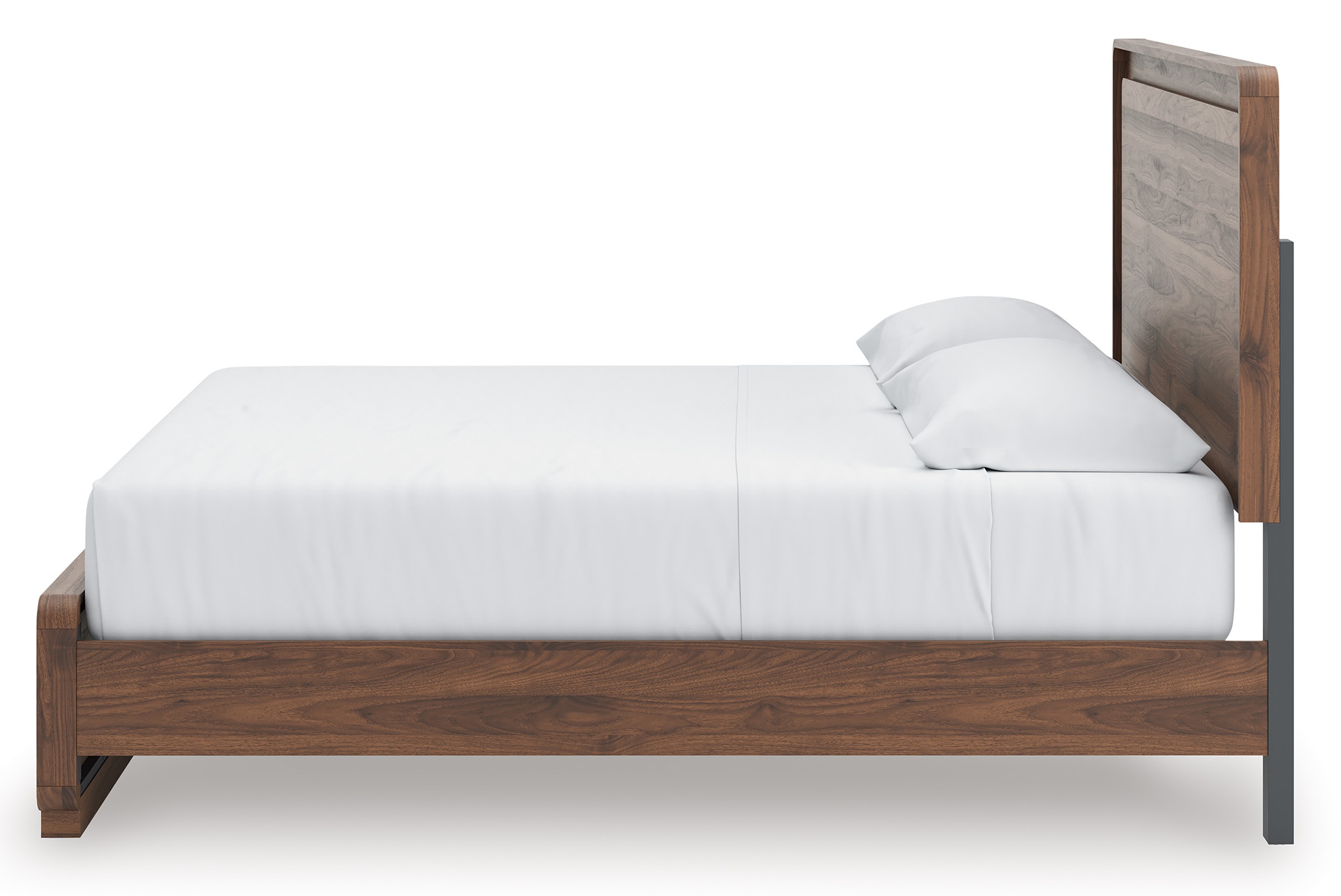 Fortlorn MDF Panel Bed w/LED Light, California King Size