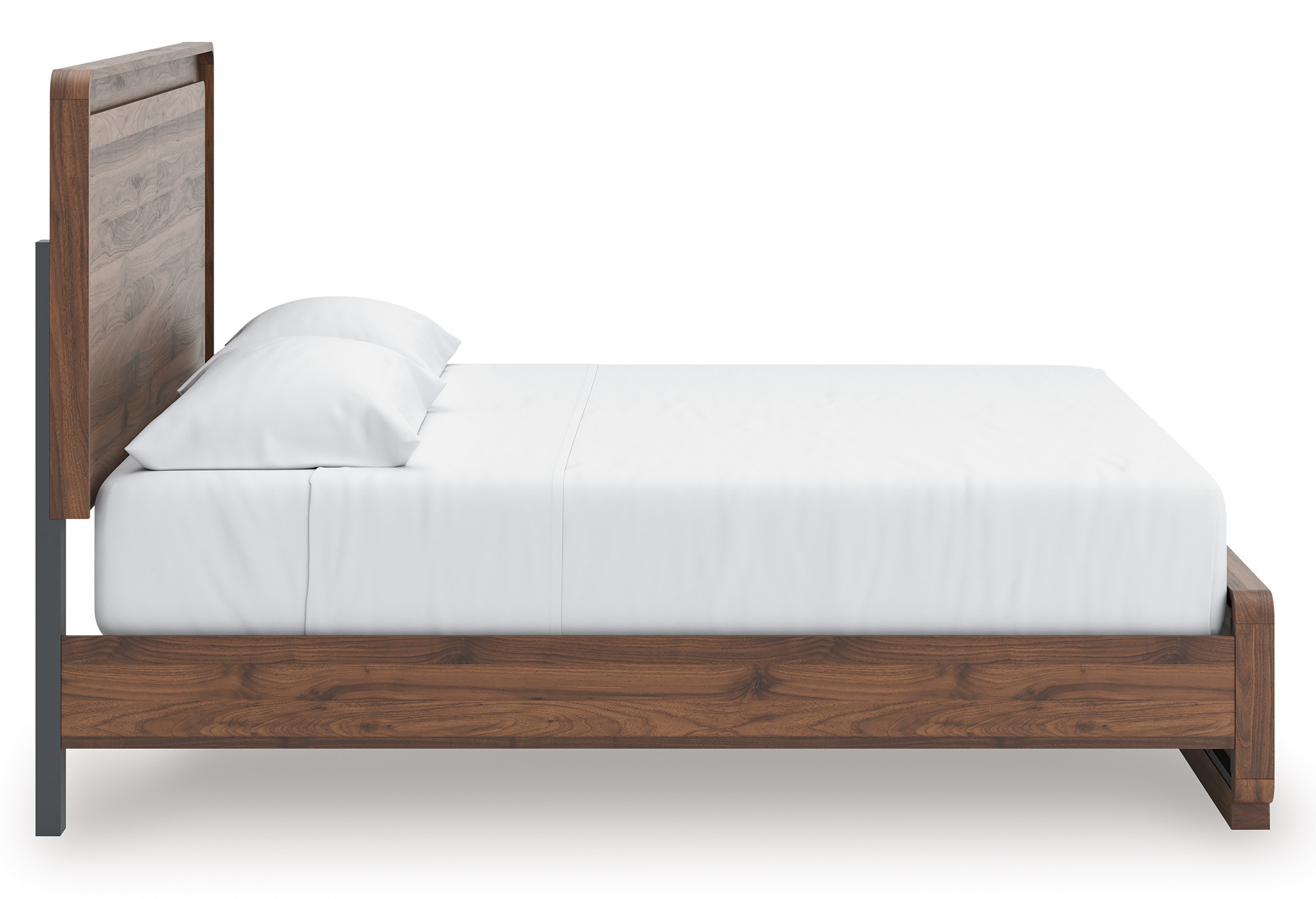 Fortlorn MDF Panel Bed w/LED Light, California King Size