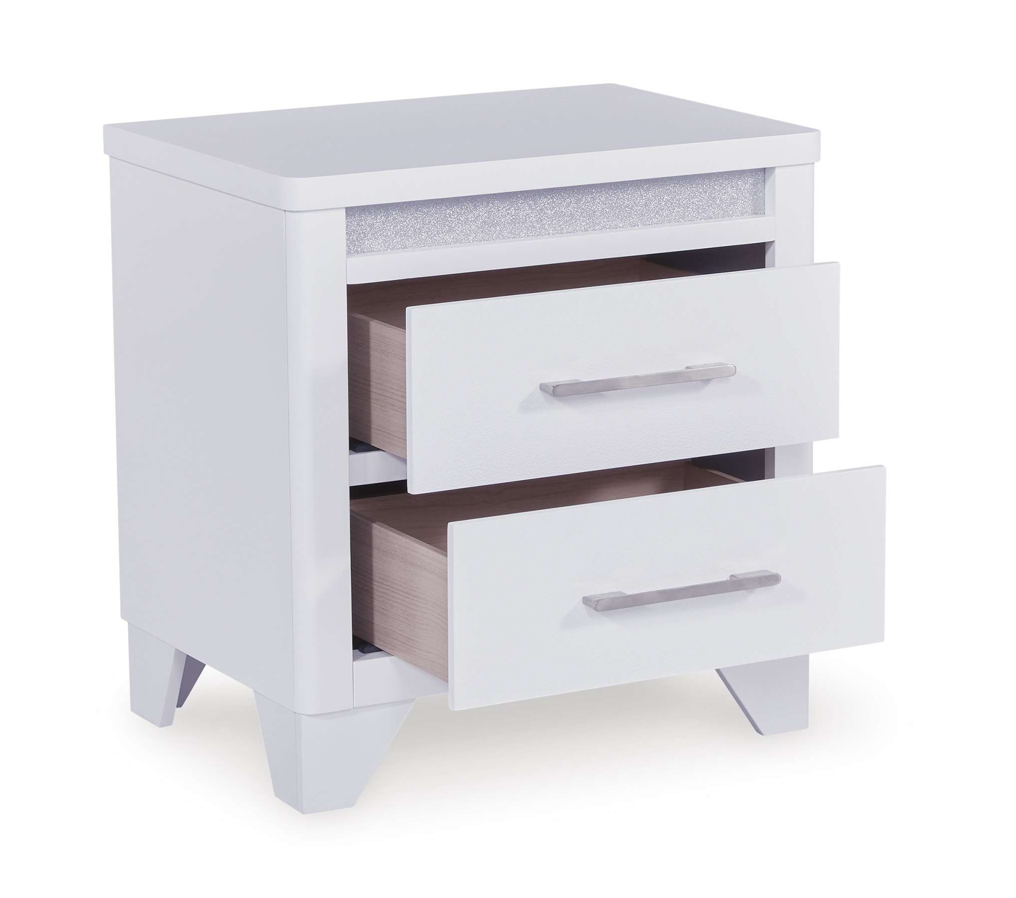 Jarlee Wood Nightstand w/2 Drawers